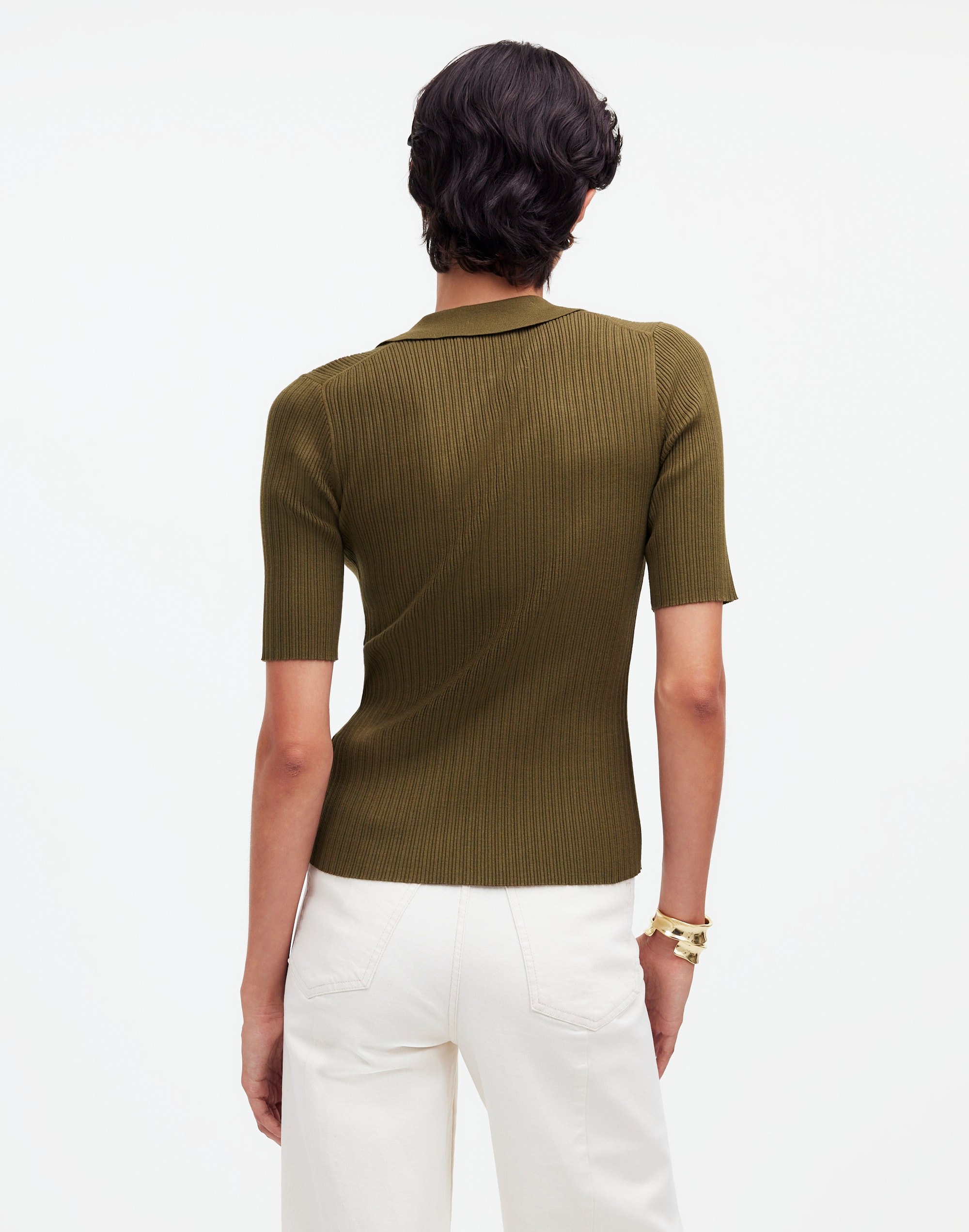 The Signature Knit Sweater Polo Tee