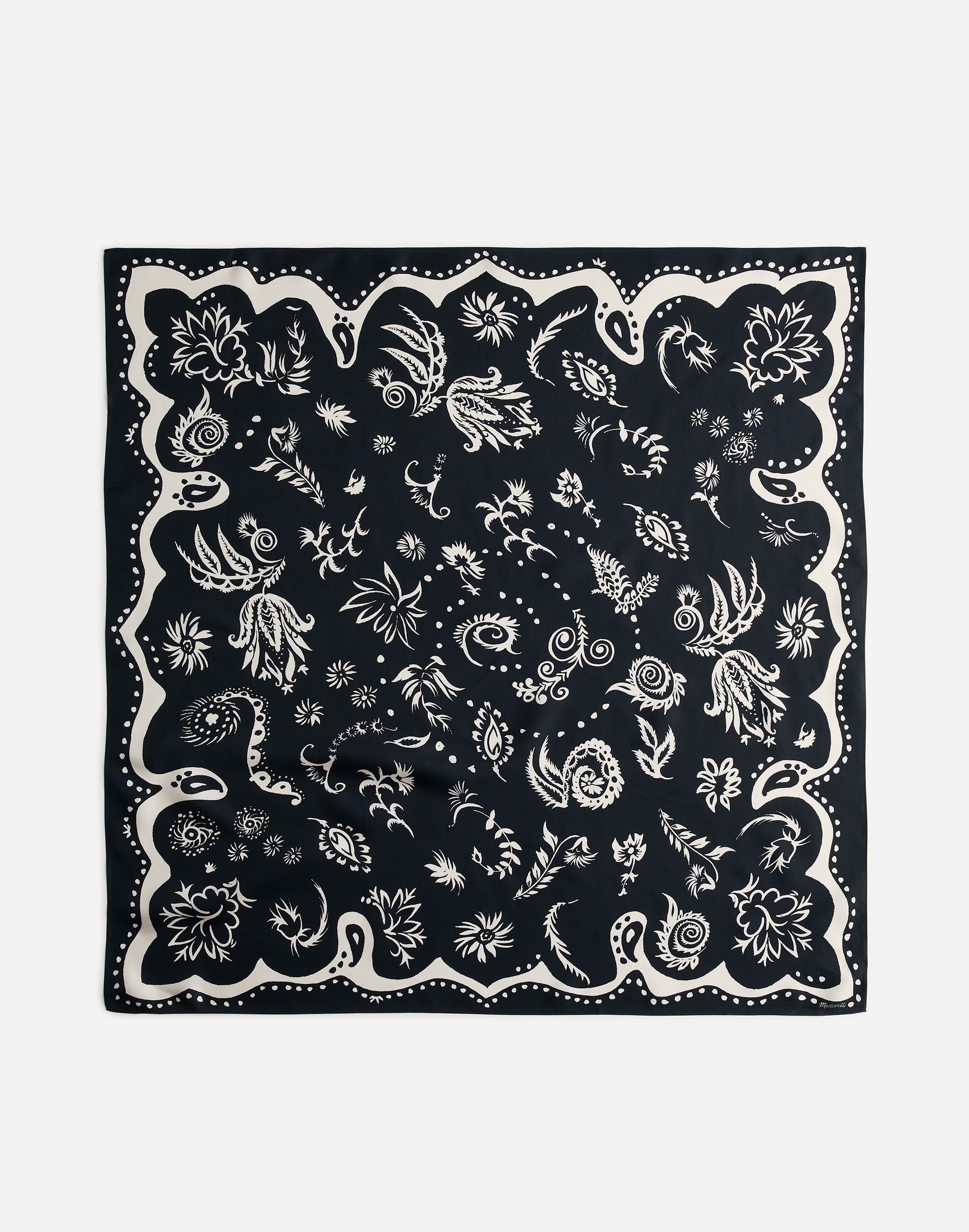 SS25_week12 】Supreme Silk Bandana（Navy） Supreme Silk