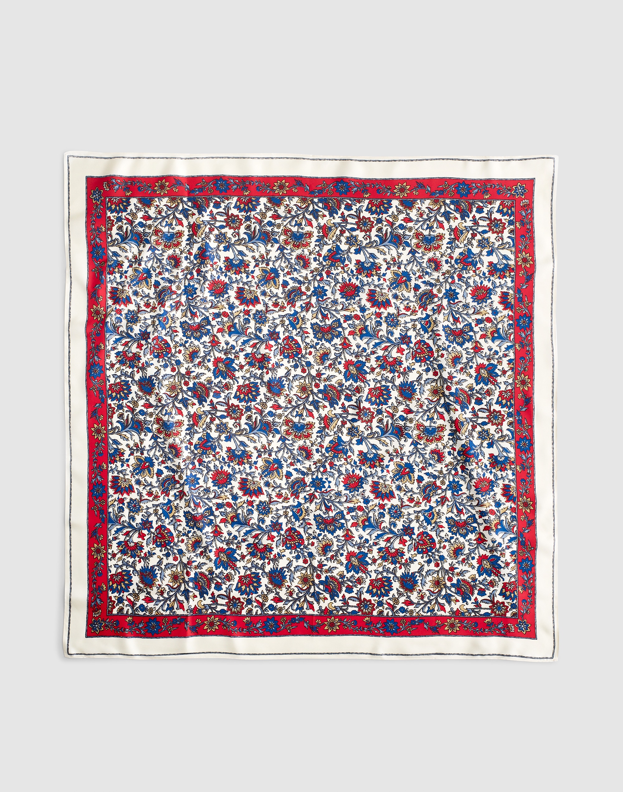 Madewell Medium Silk Bandana In Multi