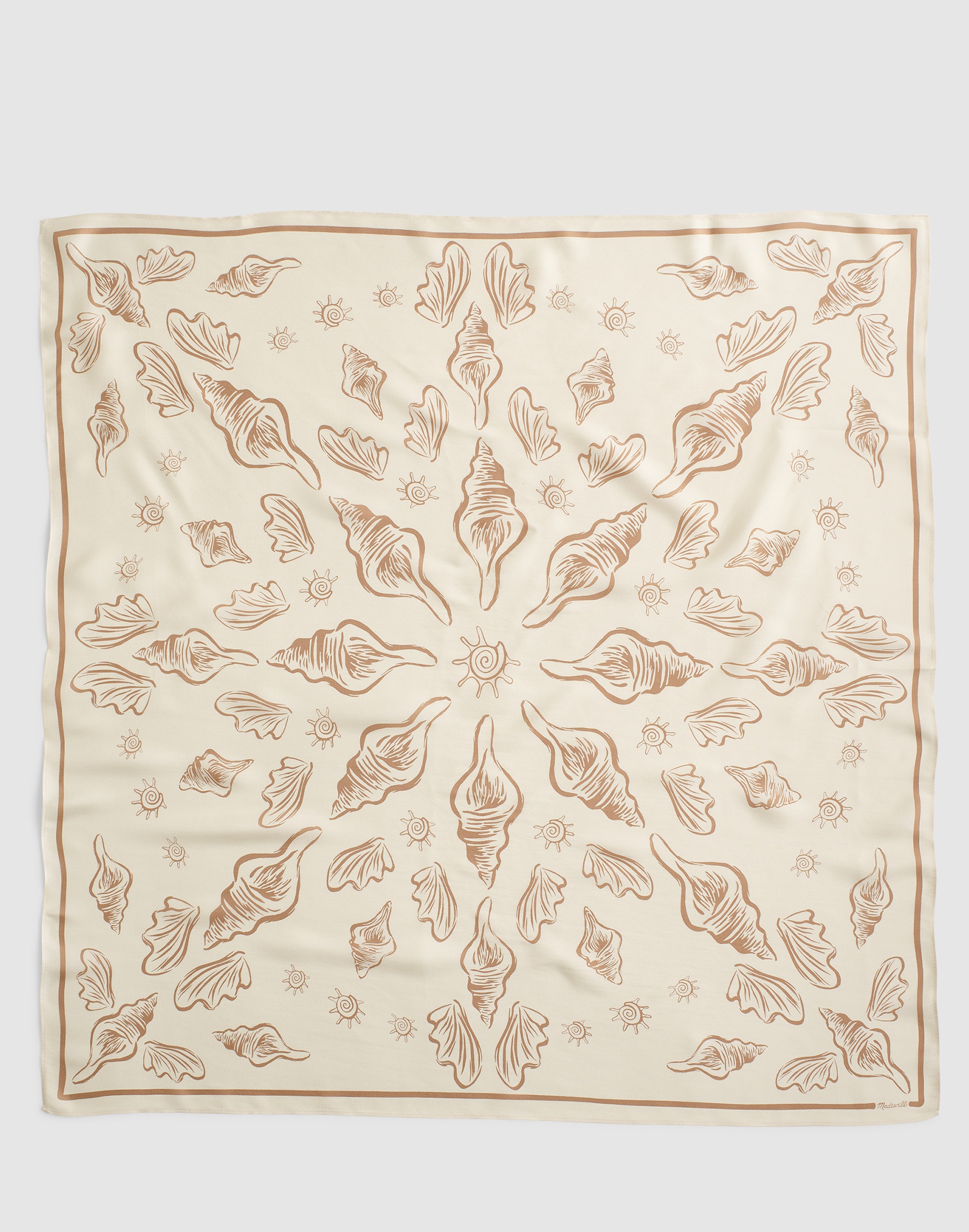 Madewell Medium Silk Bandana In Multi