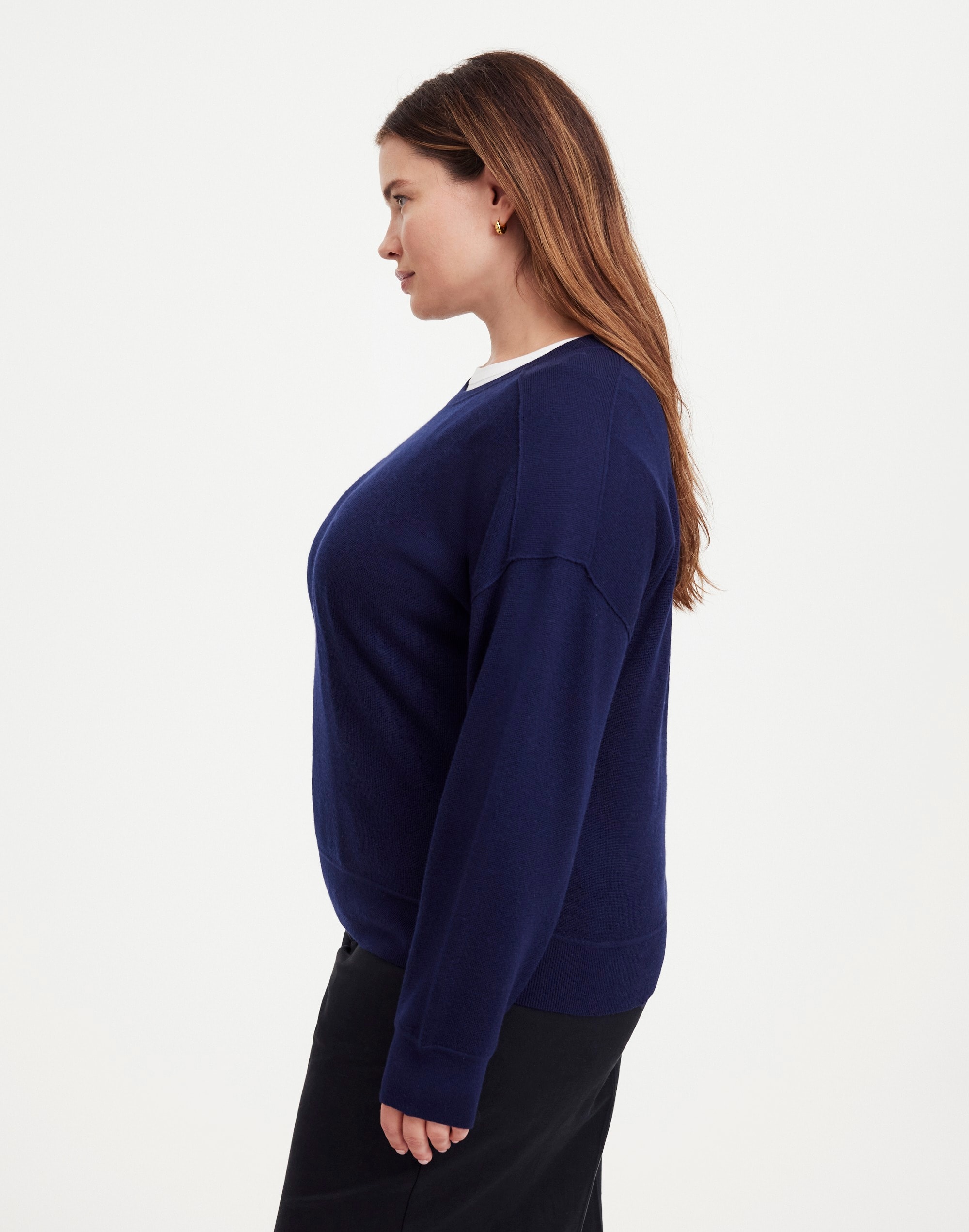 Plus Merino Wool Pullover Sweater