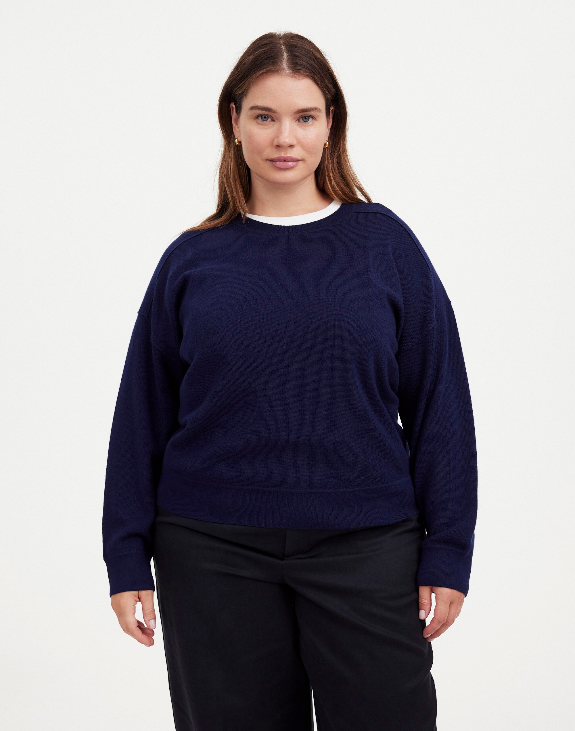 Plus Merino Wool Pullover Sweater
