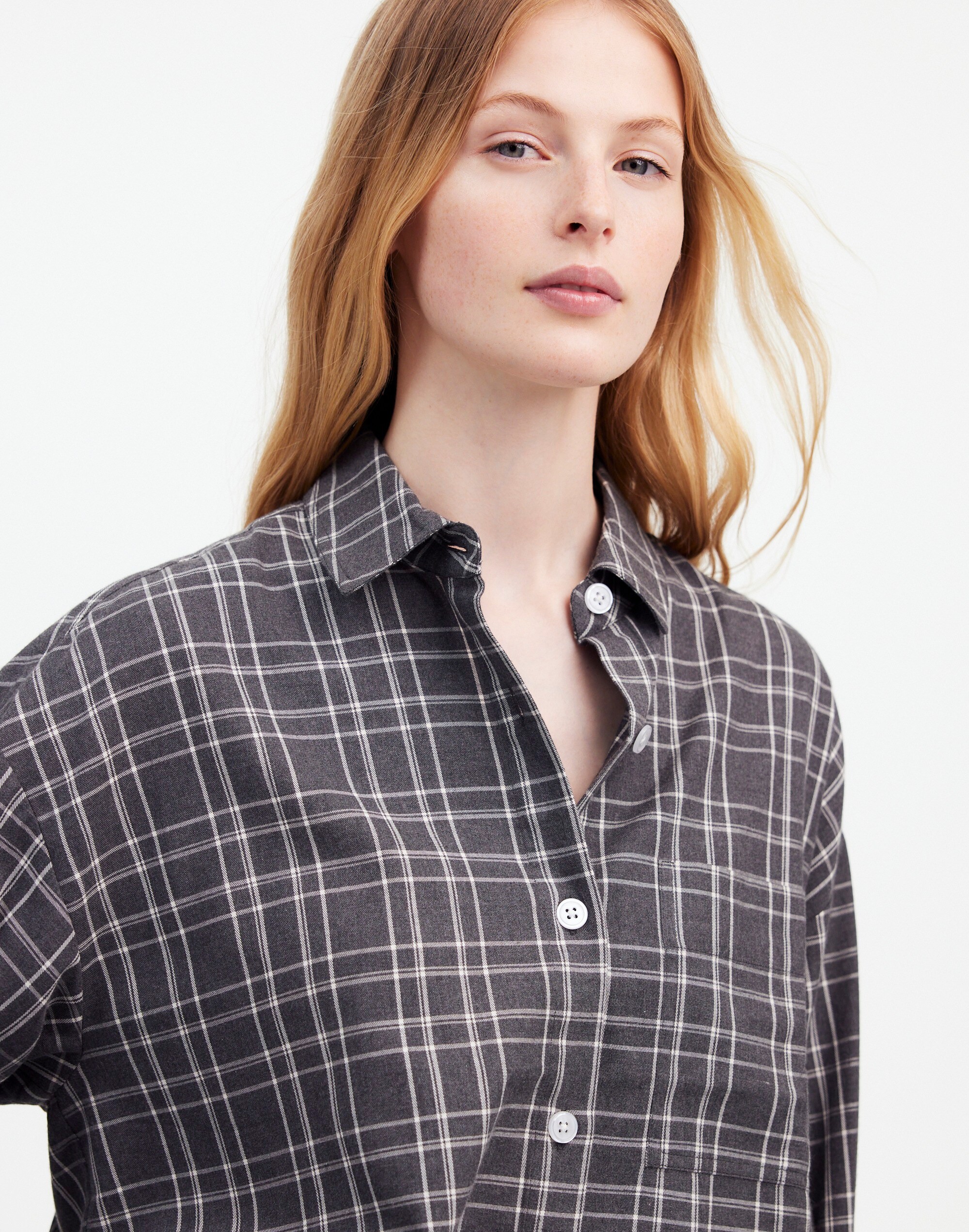 Straight-Hem Shirt