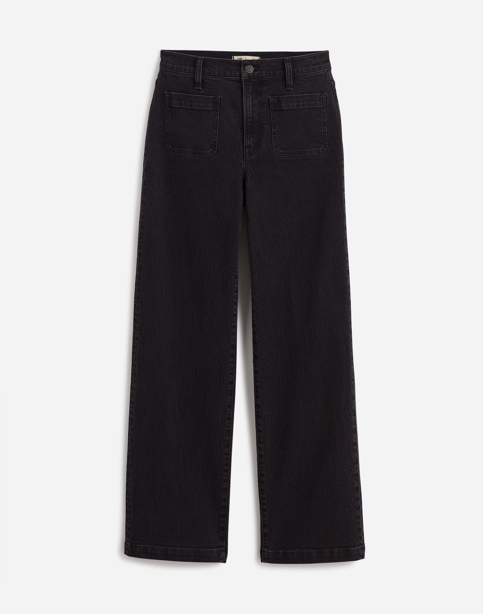 The Emmett Wide-Leg Full Length Jean: Patch Pocket Edition