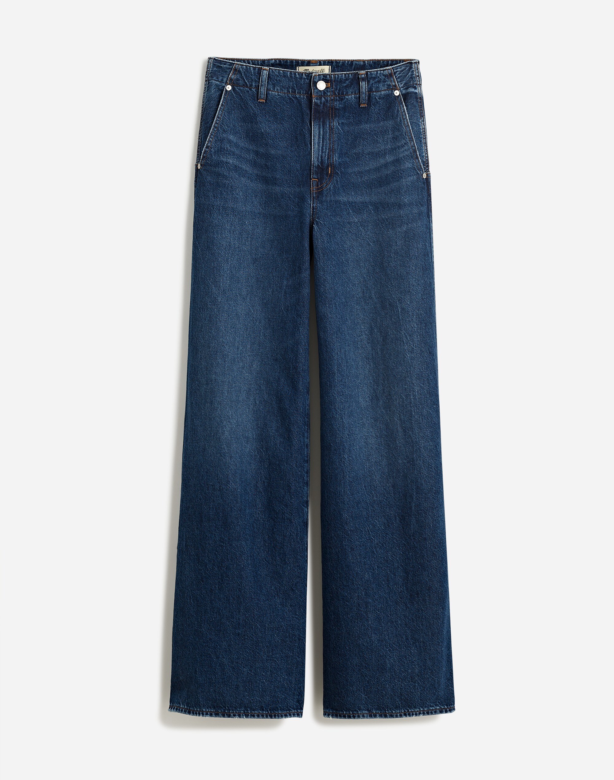 Wide Sweep Denim Trousers