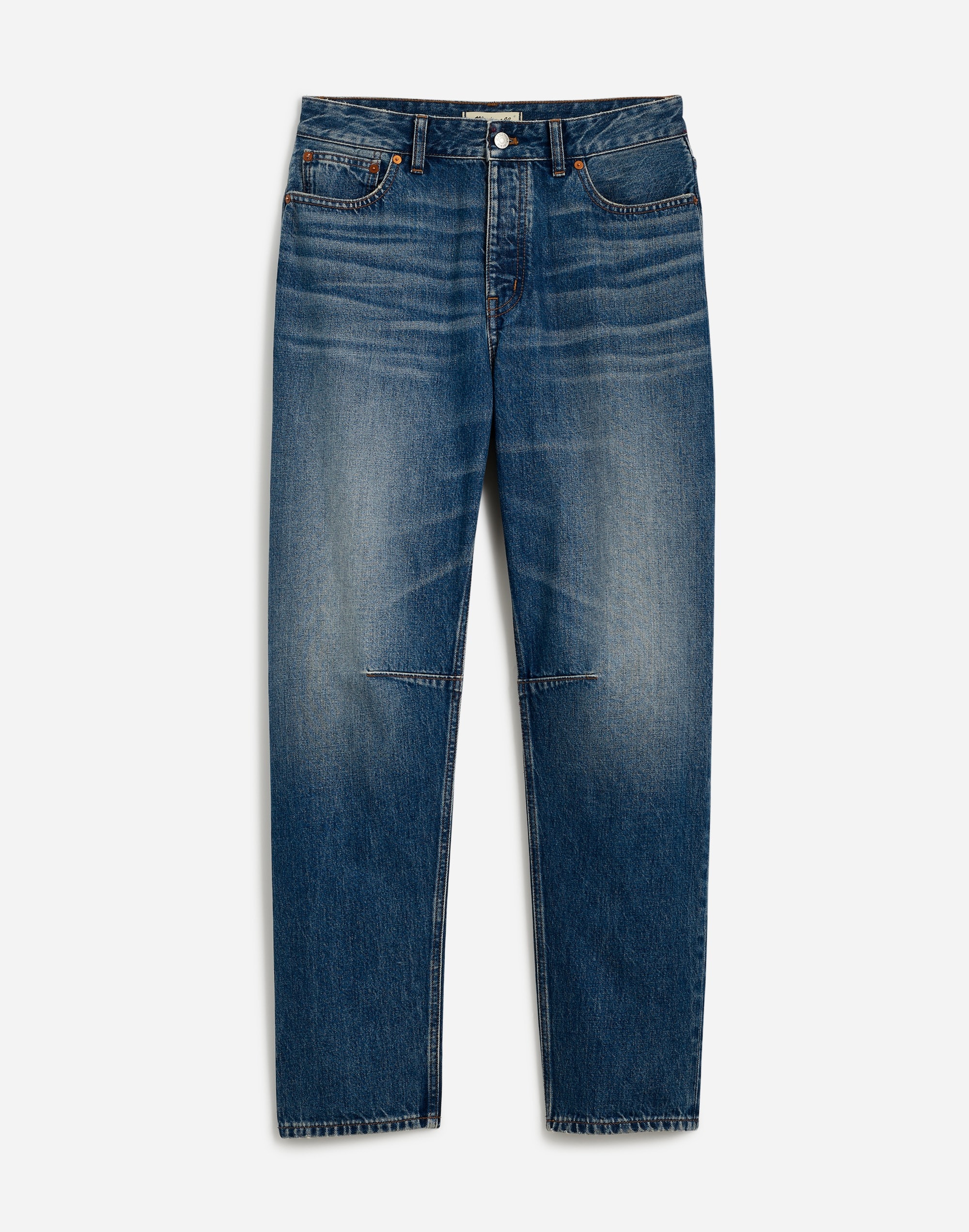The Curvy Darted Barrel-Leg Jean in Irmo Wash