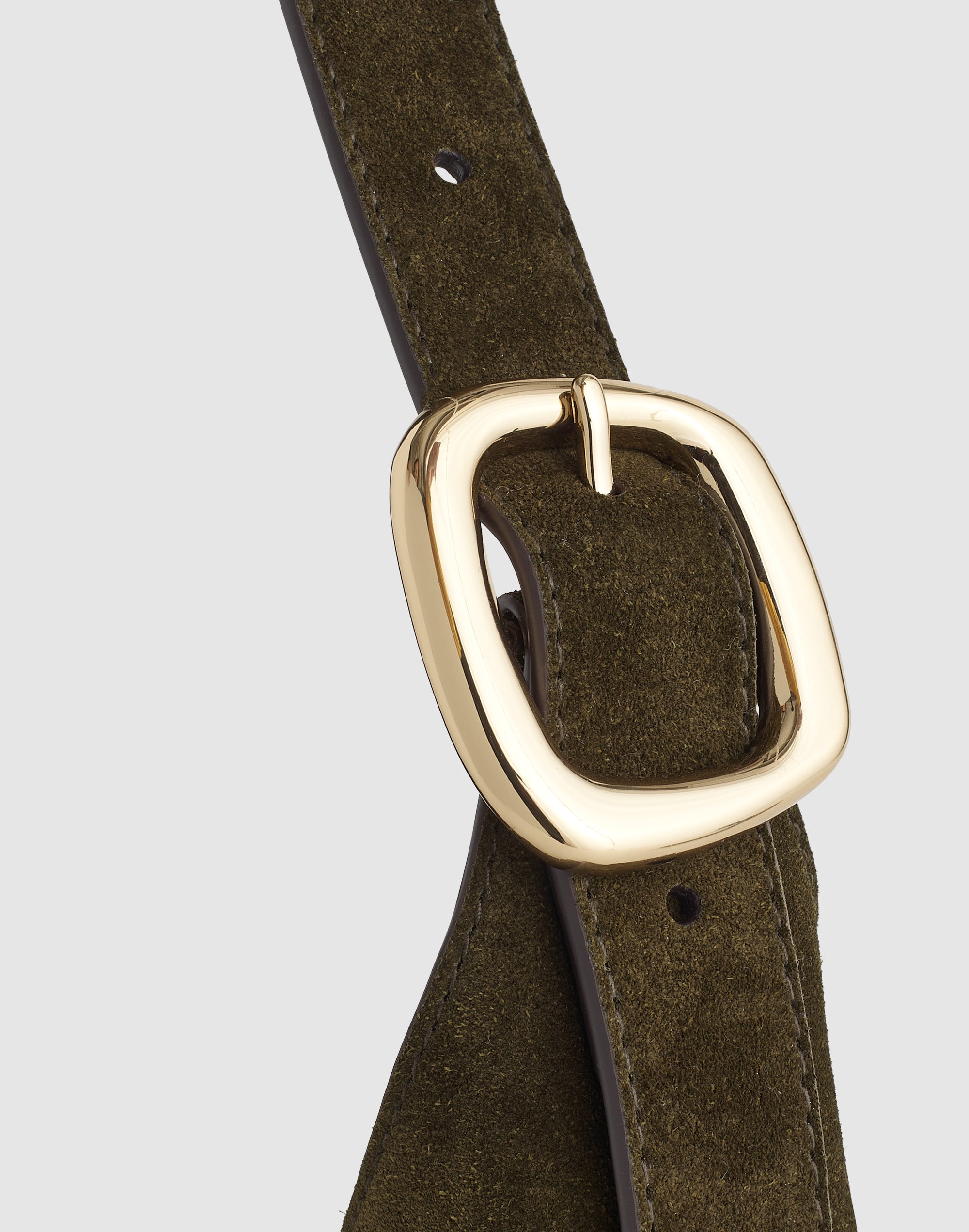 The Sculptural-Buckle Shoulder Bag | Madewell