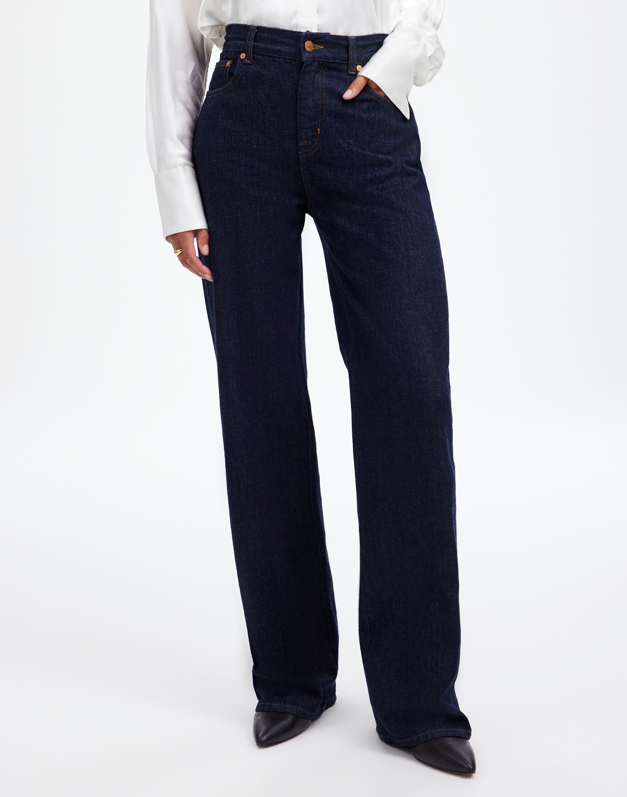The Perfect Vintage Wide-Leg Jean: Softdrape Denim Edition