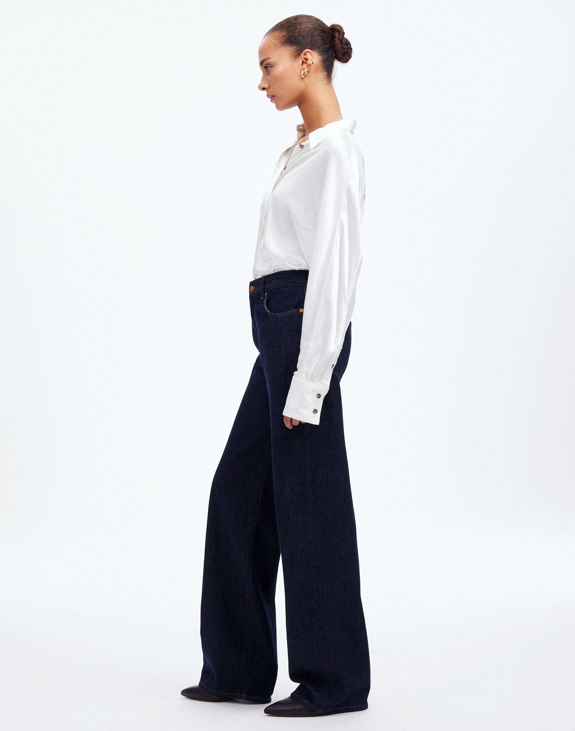 The Perfect Vintage Wide-Leg Jean: Softdrape Denim Edition
