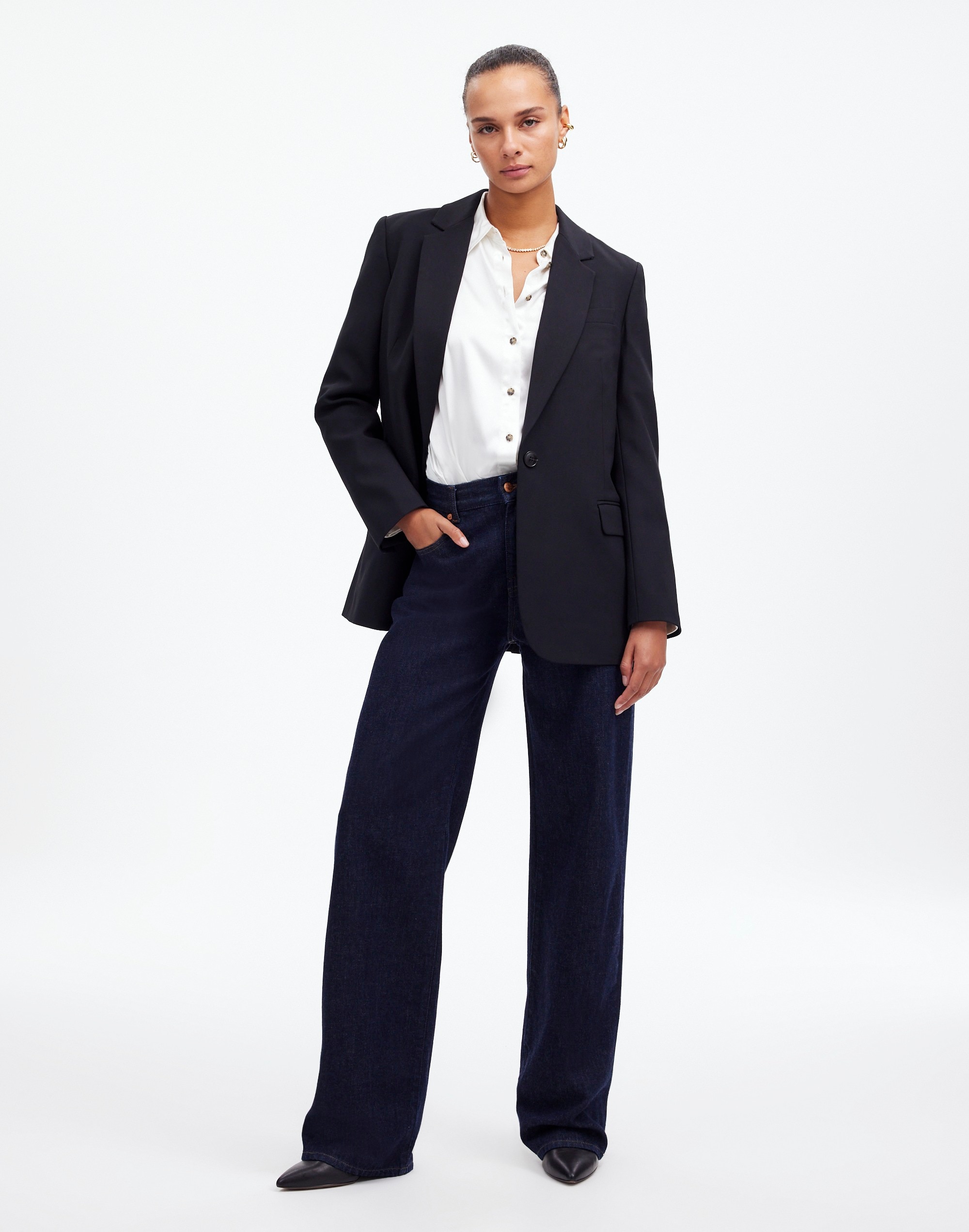 The Perfect Vintage Wide-Leg Jean: Softdrape Denim Edition