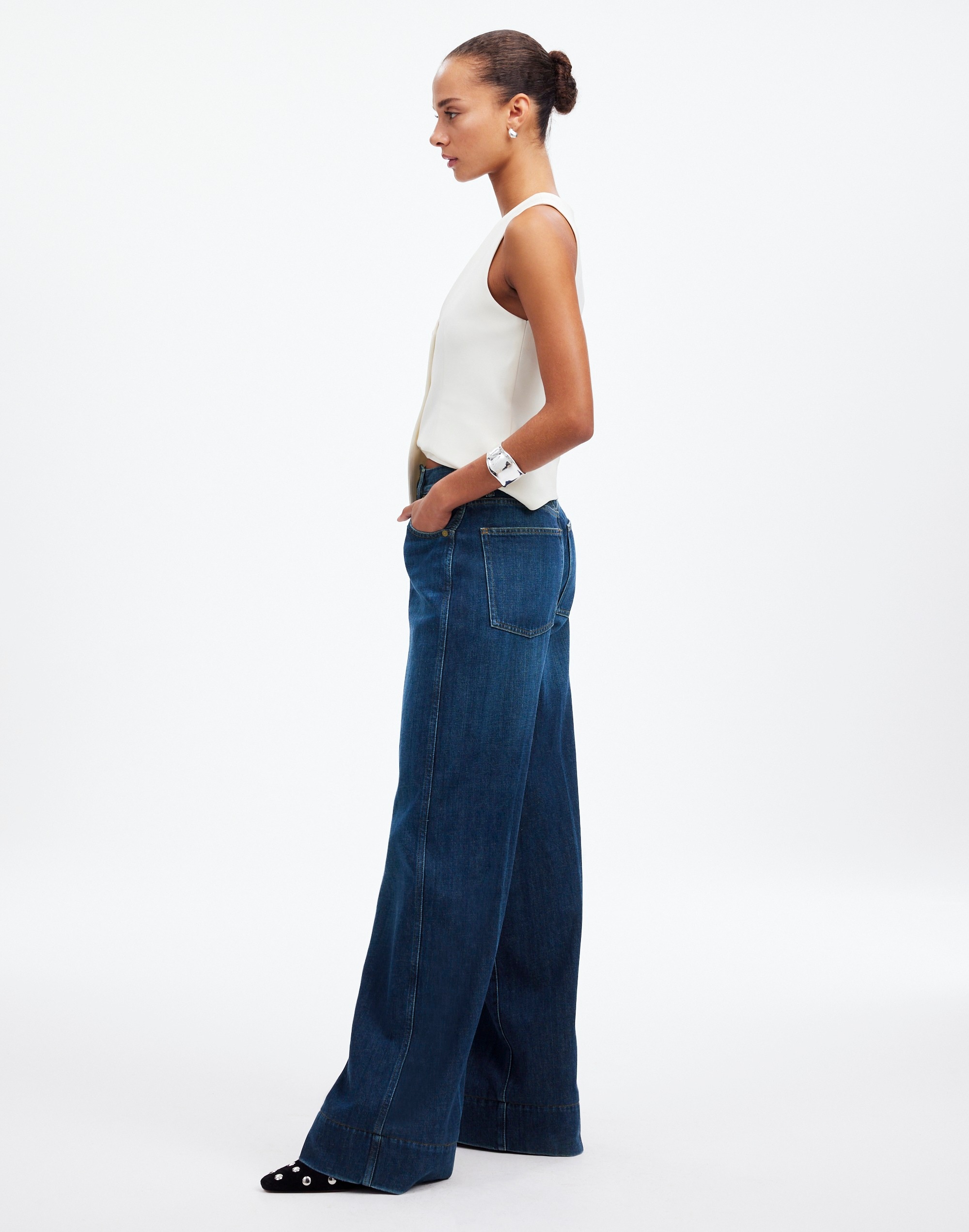 Superwide-Leg Jeans: Softdrape Denim Edition