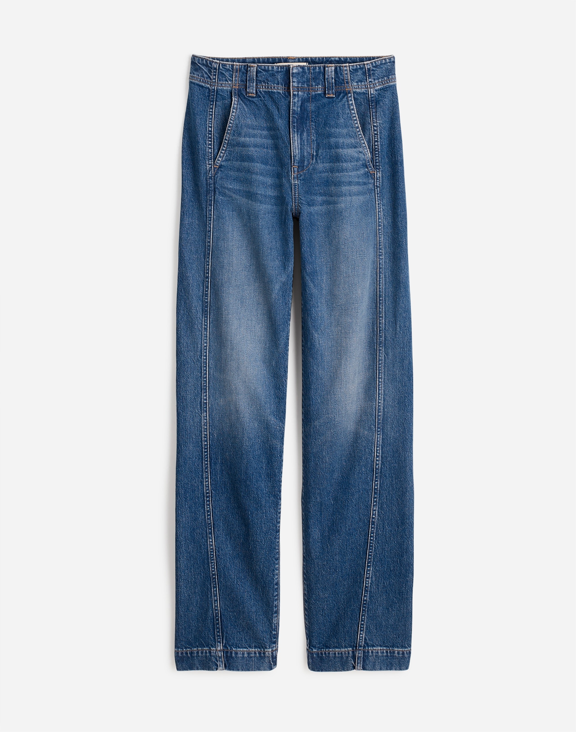 Tapered Denim Trousers