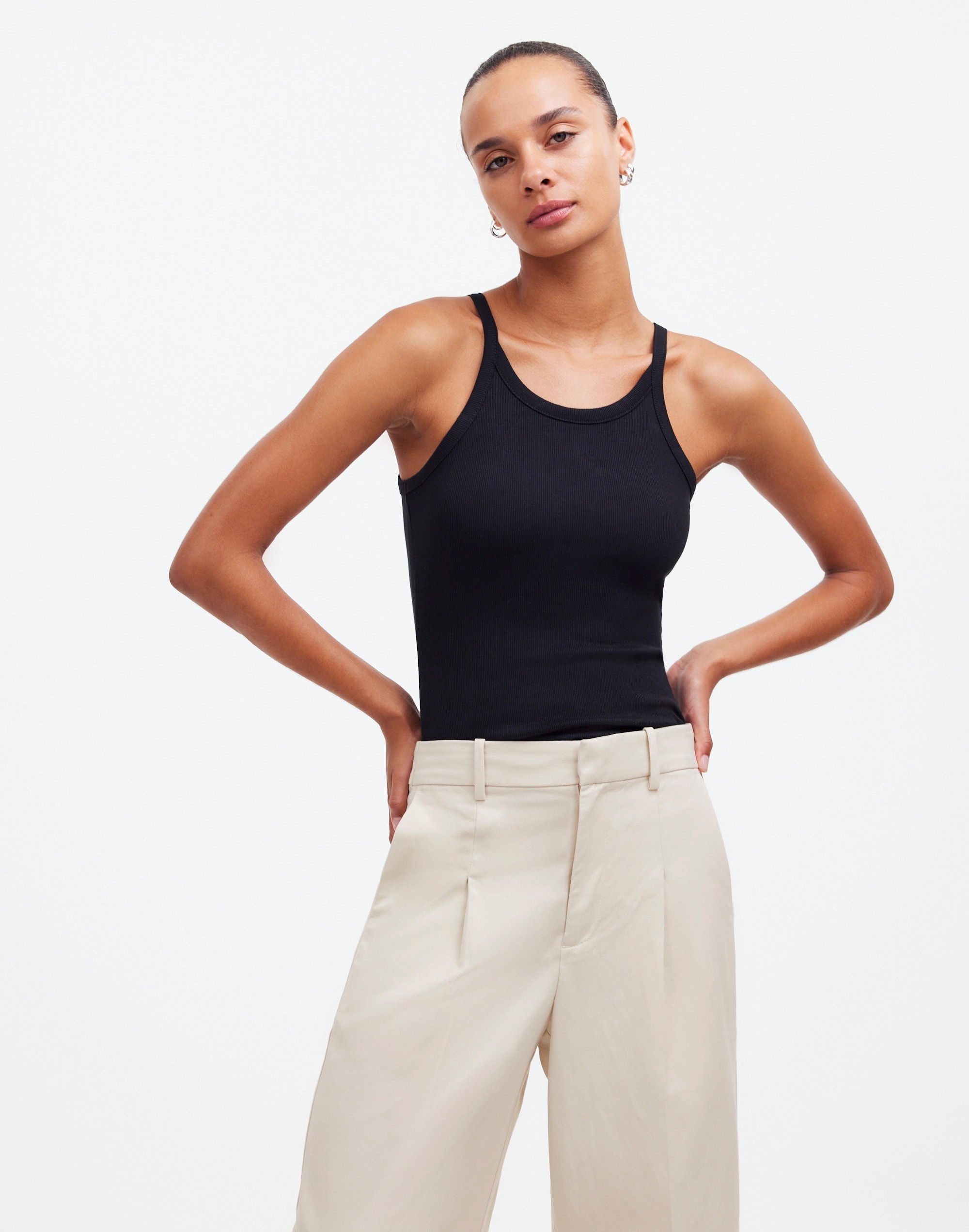 Slouchy Shorts in Drapey Twill
