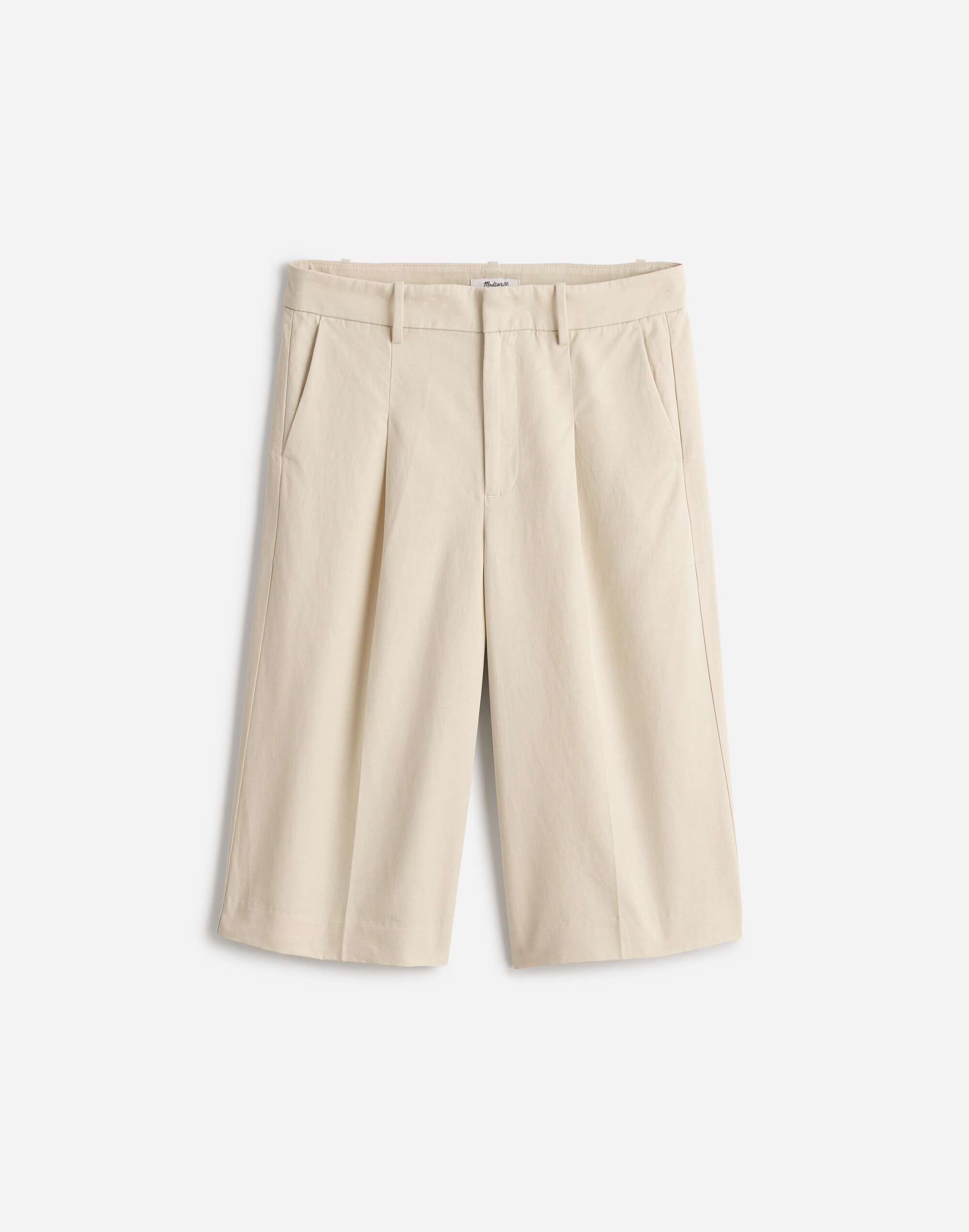 Slouchy Shorts in Drapey Twill
