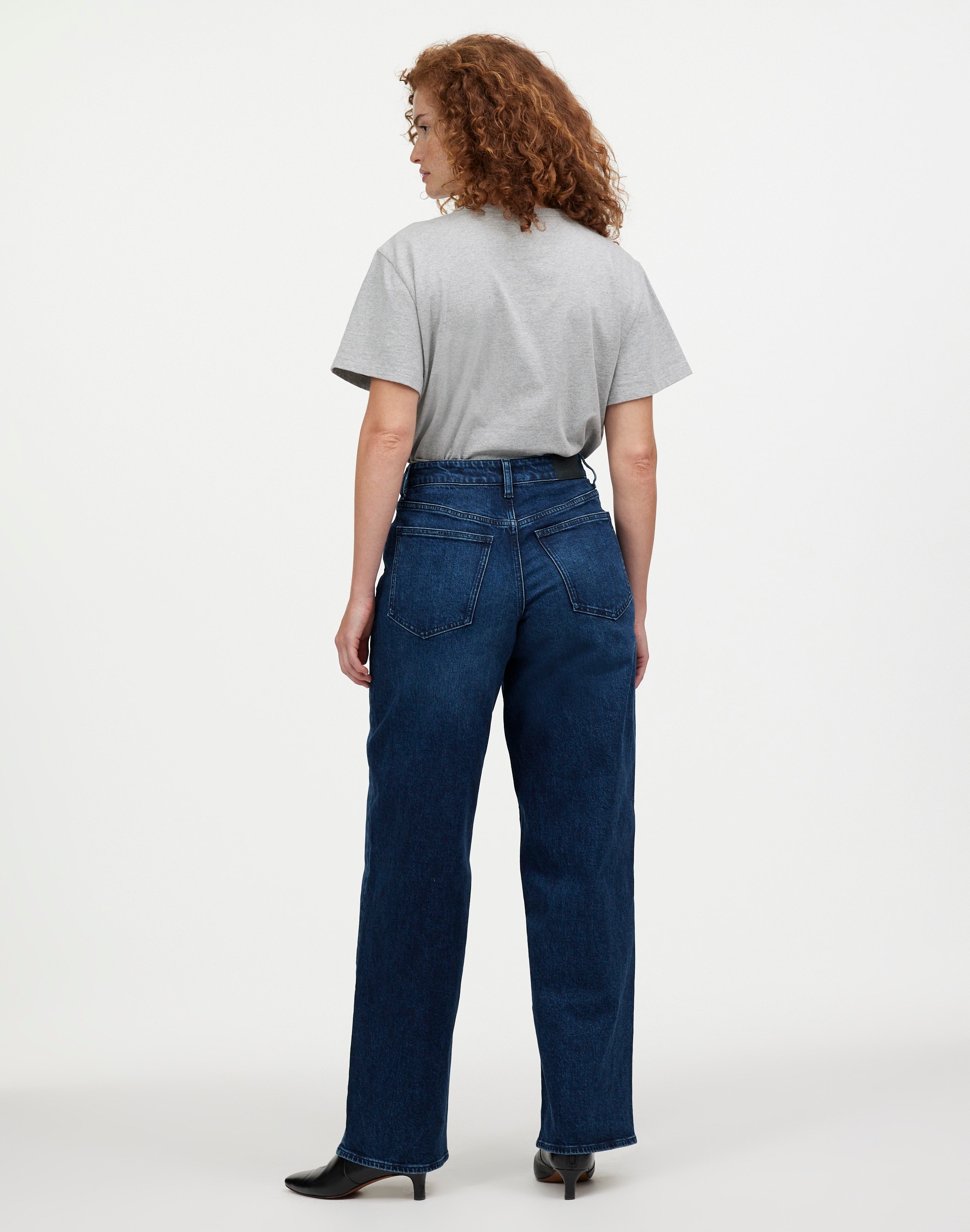 The Petite Curvy Perfect Vintage Wide-Leg Jean in Nighthawk Wash Alternate Image 4