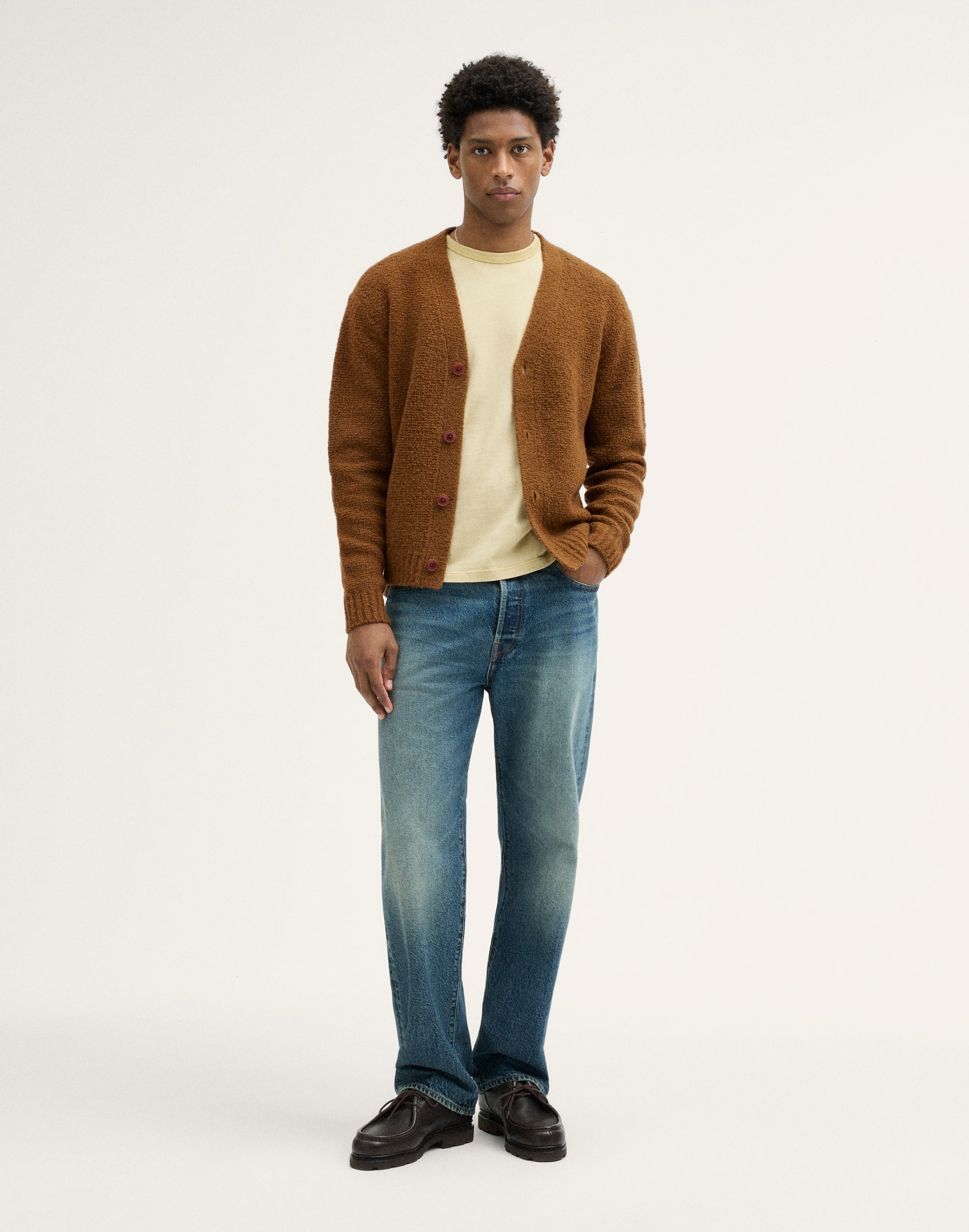 Boucl&eacute; Cardigan