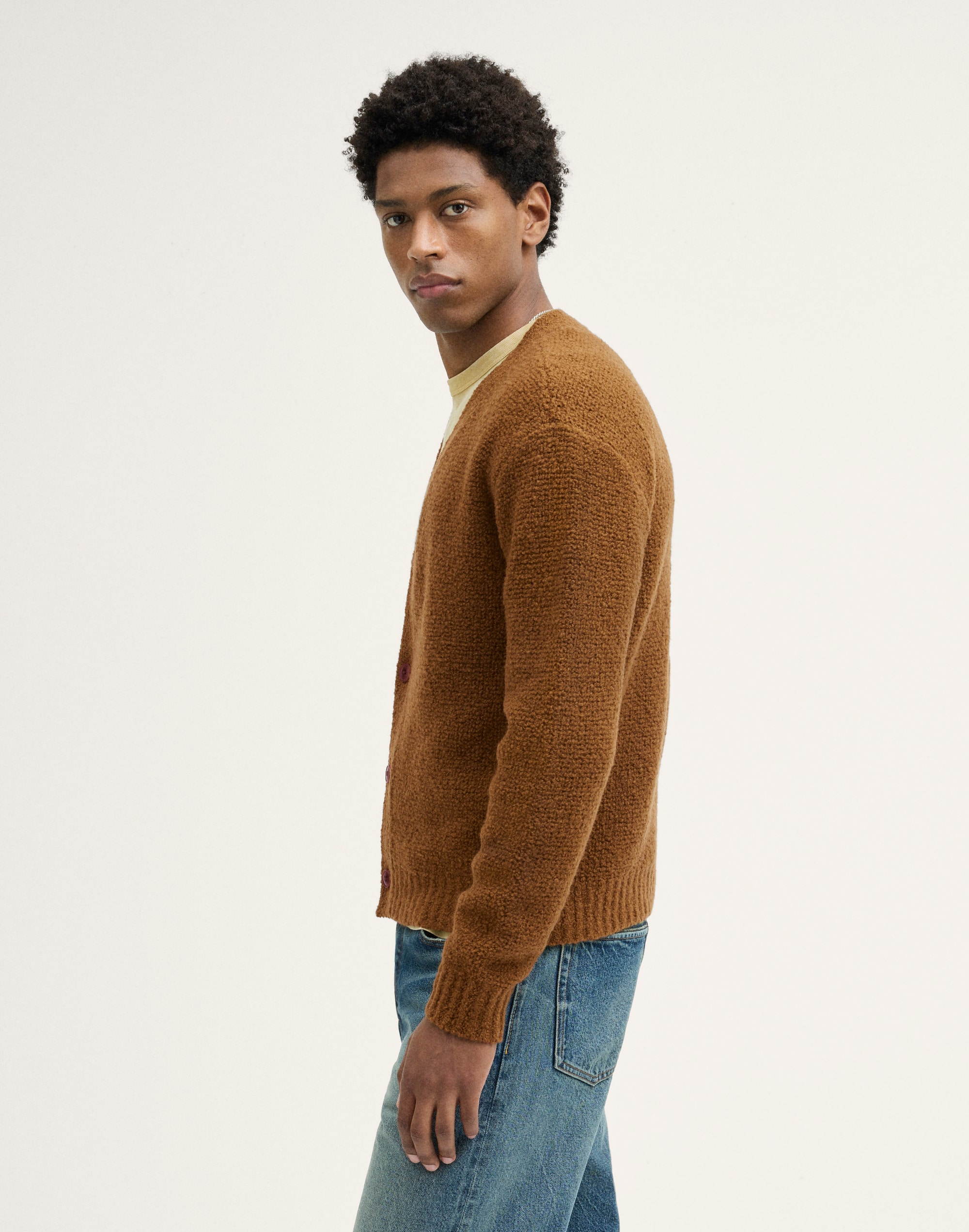 Boucl&eacute; Cardigan