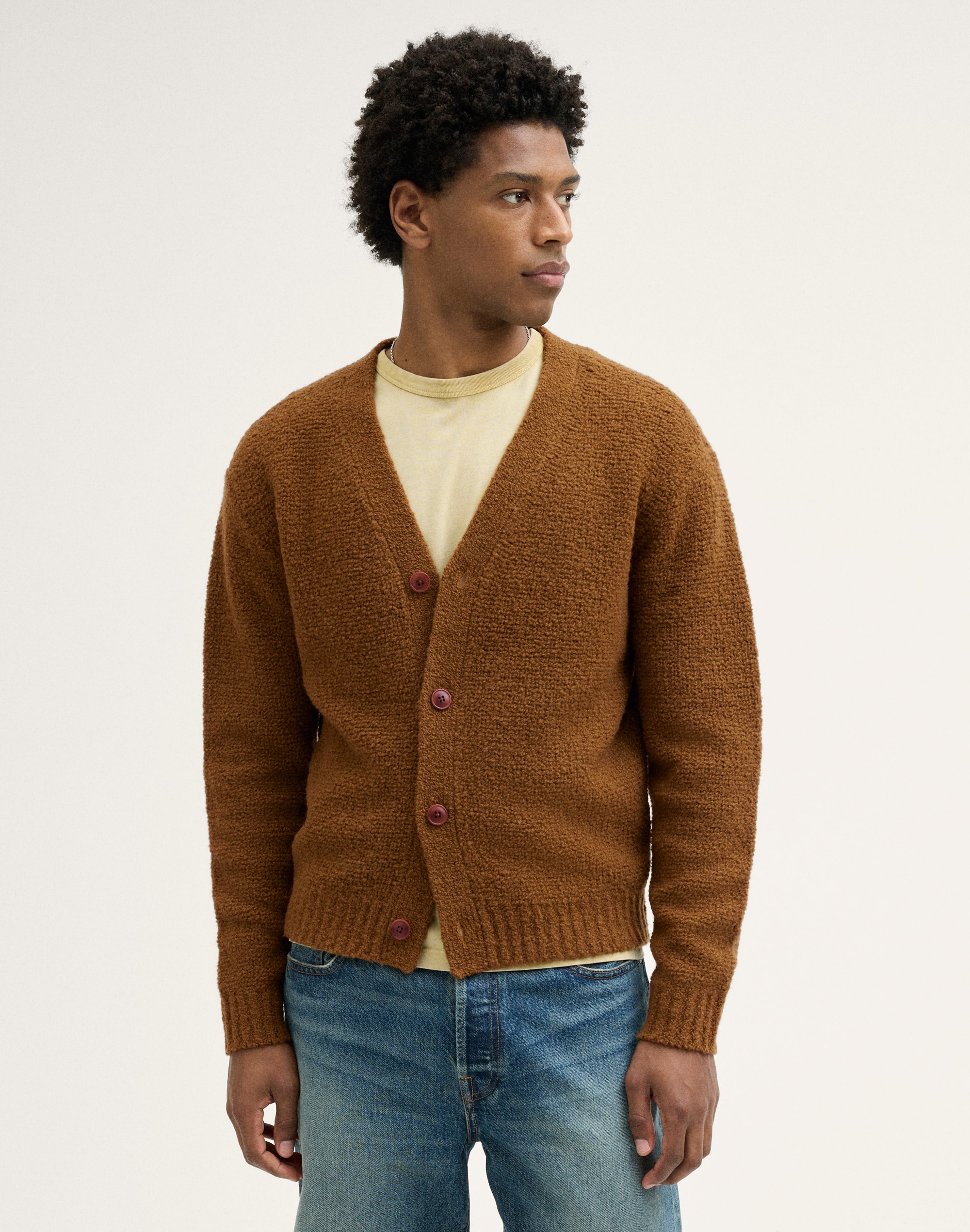 Boucl&eacute; Cardigan