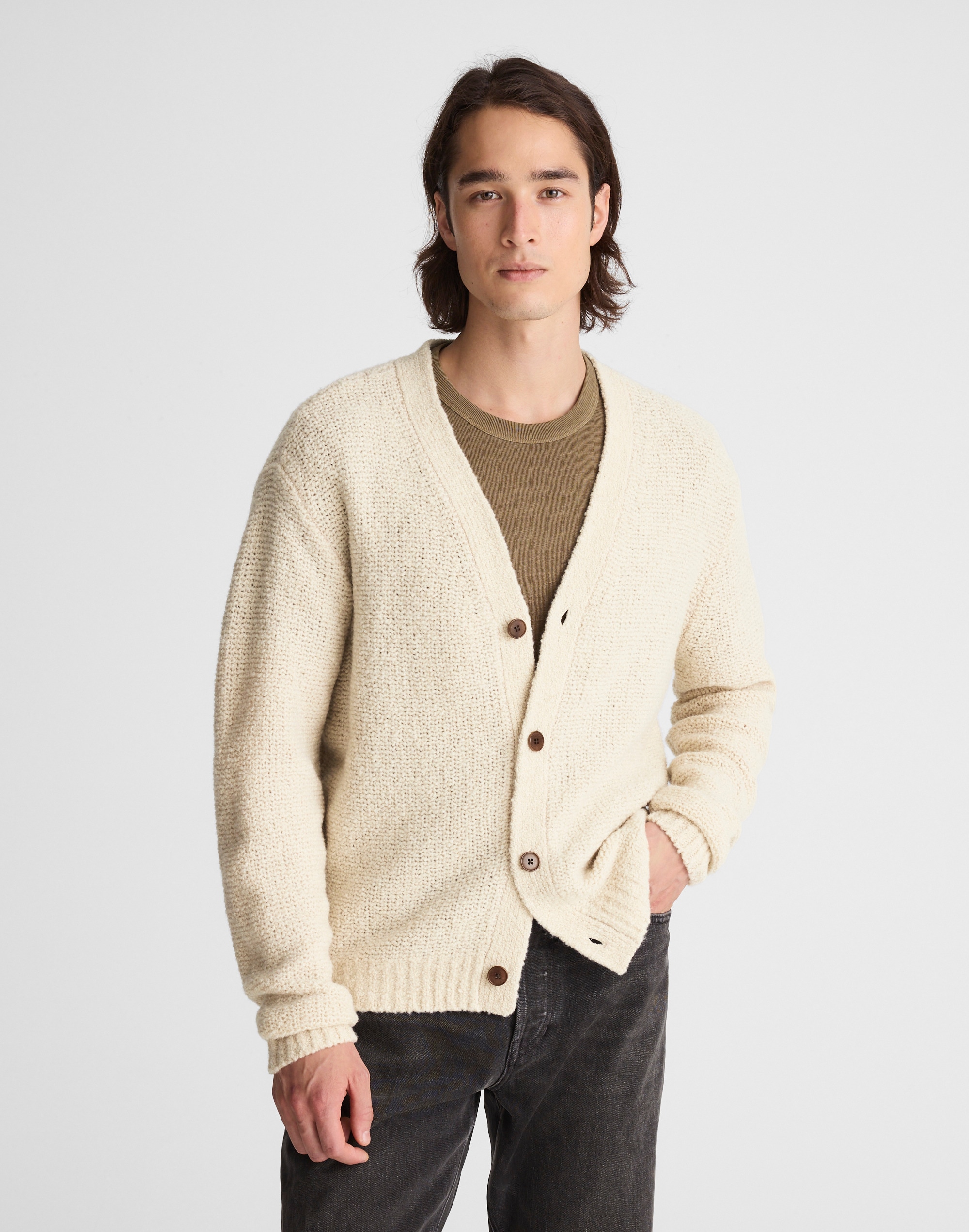 Boucl&eacute; Cardigan