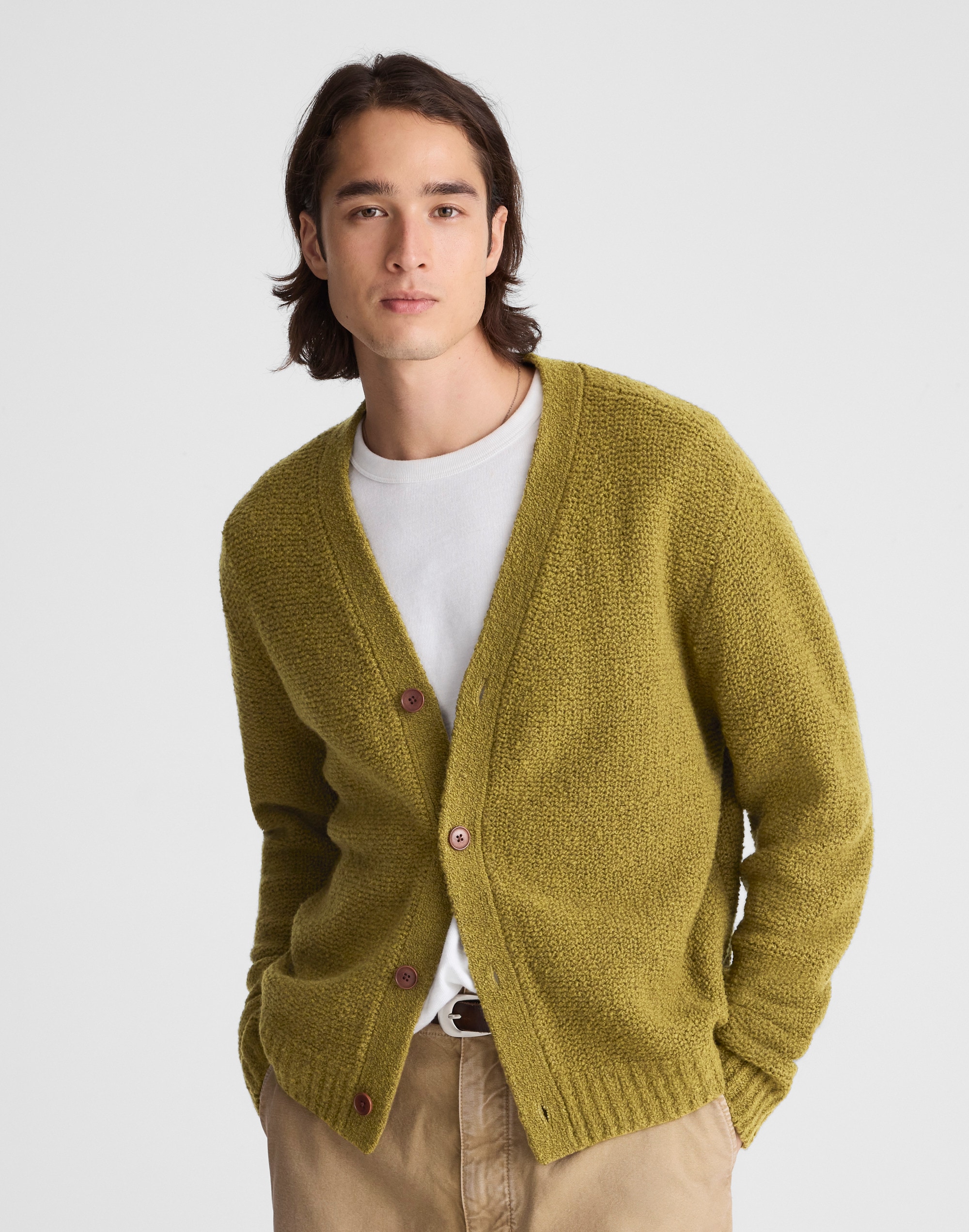 Boucl&eacute; Cardigan