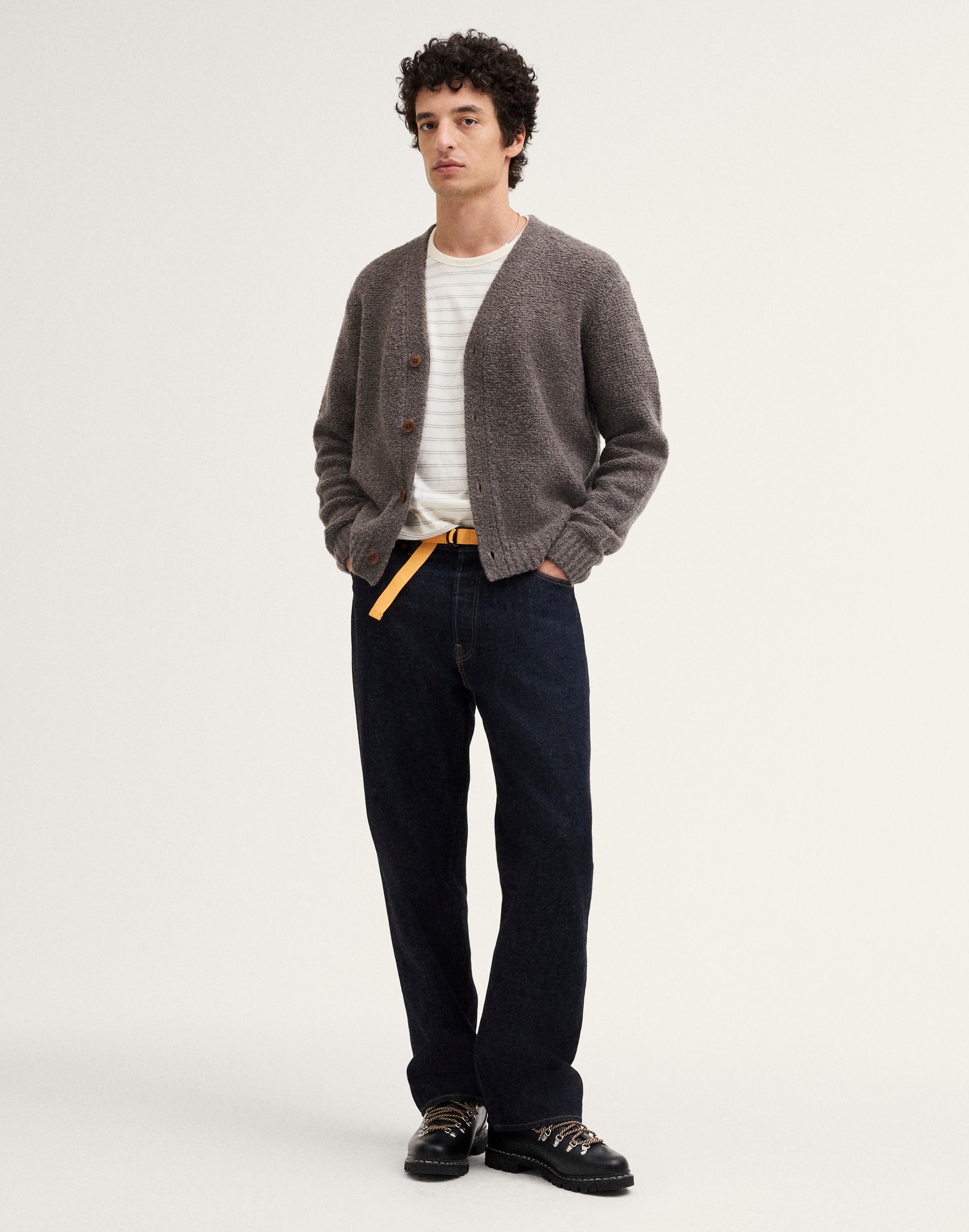Boucl&eacute; Cardigan