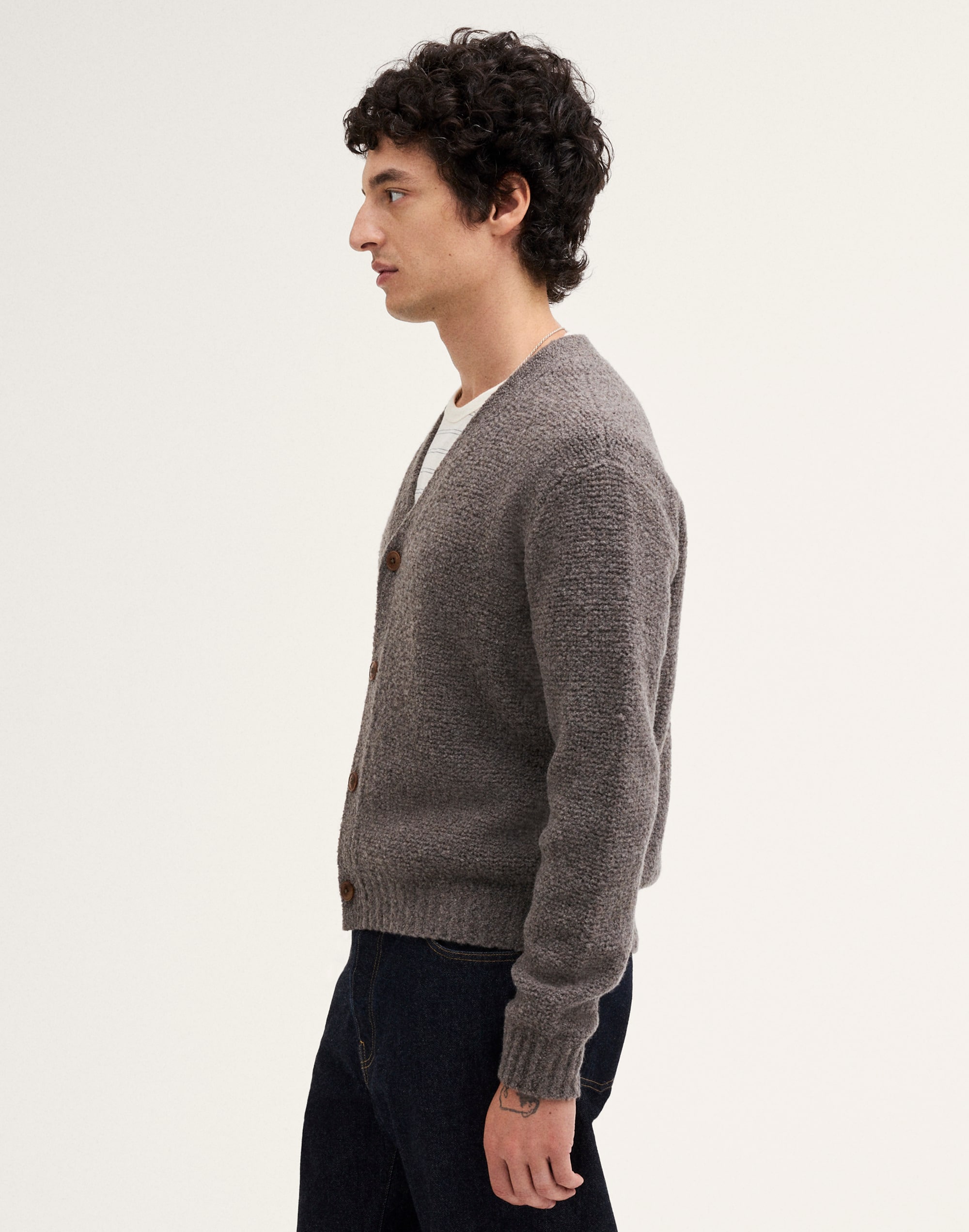 Boucl&eacute; Cardigan