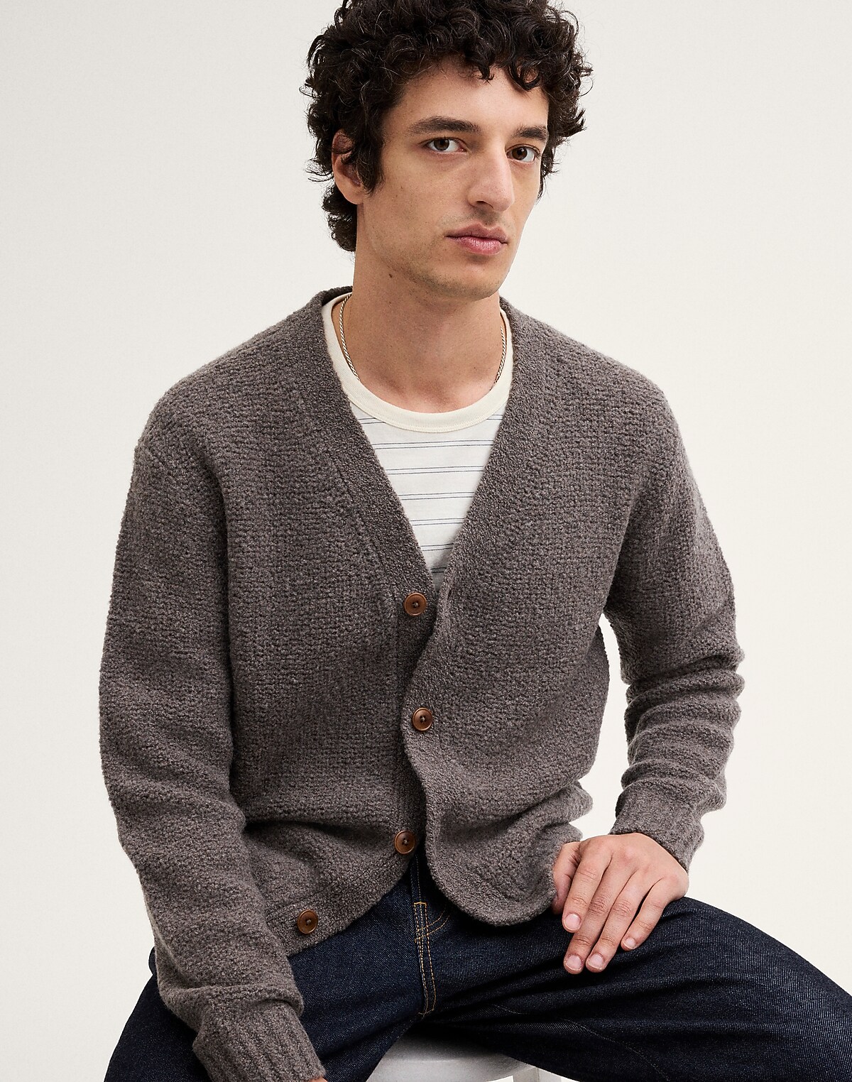 Bouclé Cardigan