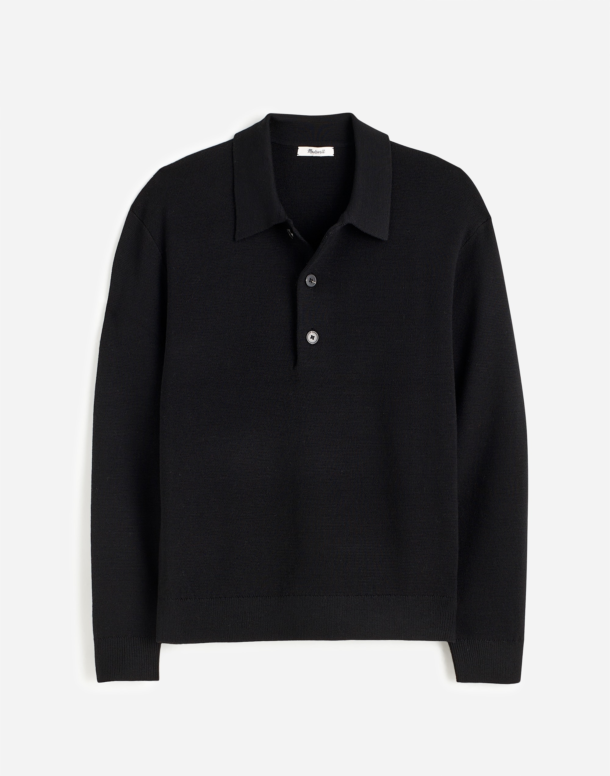 Milano-Knit Sweater Polo Shirt in Merino Wool