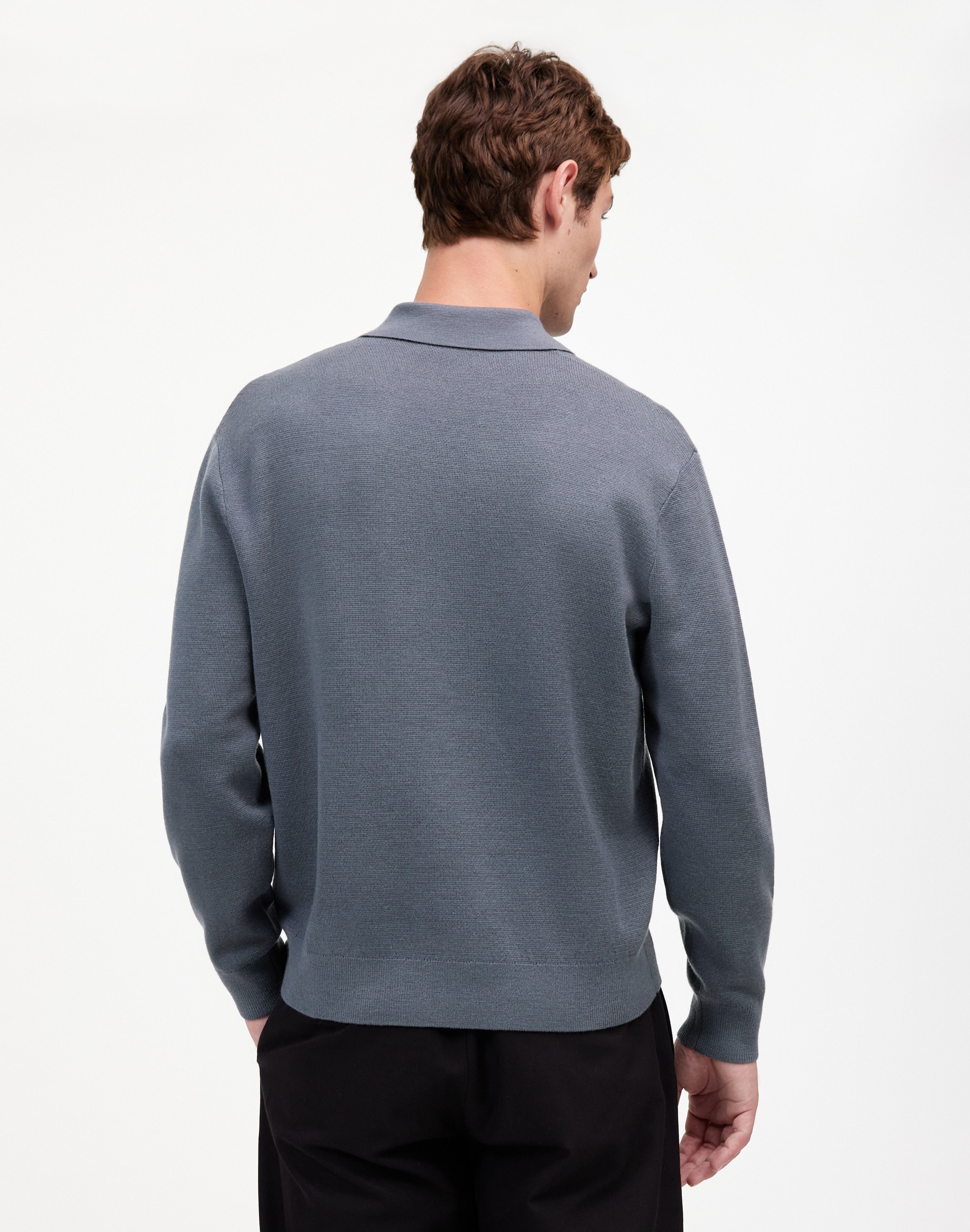 Milano-Knit Sweater Polo Shirt Merino Wool | Madewell