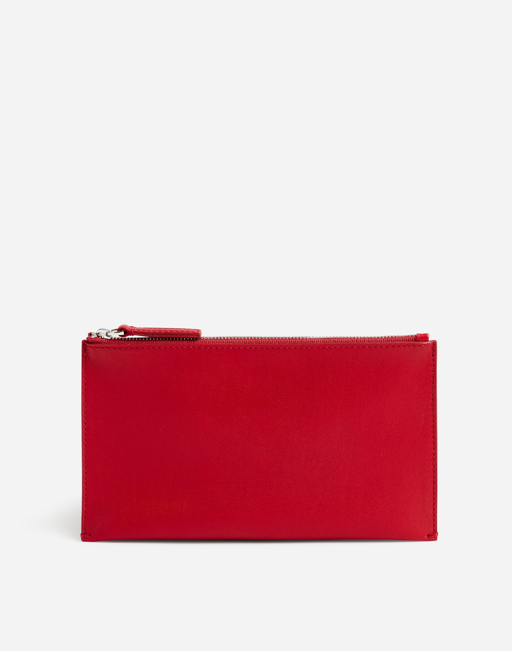 the pouch clutch in leather