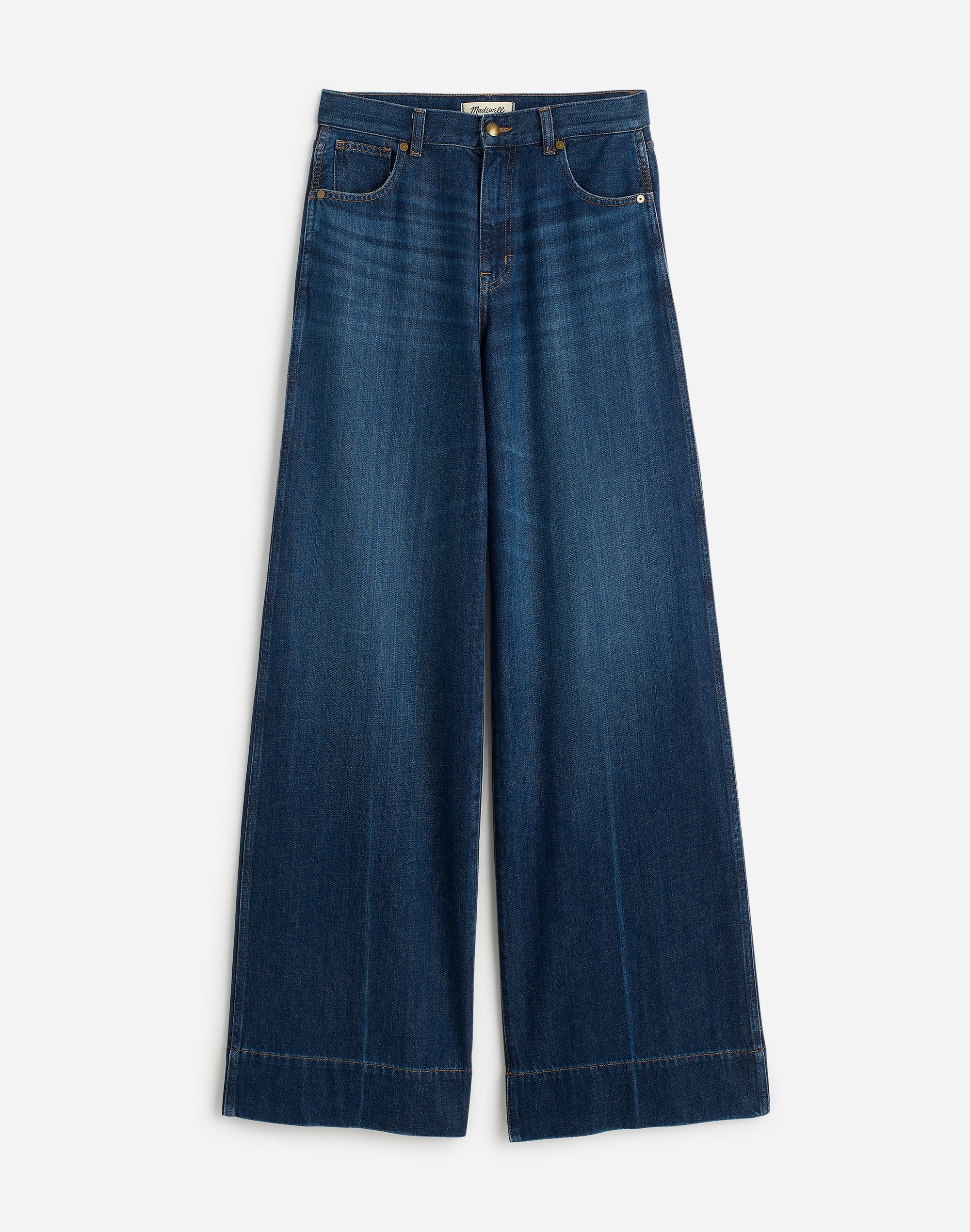 Plus Superwide-Leg Jeans: Softdrape Denim Edition