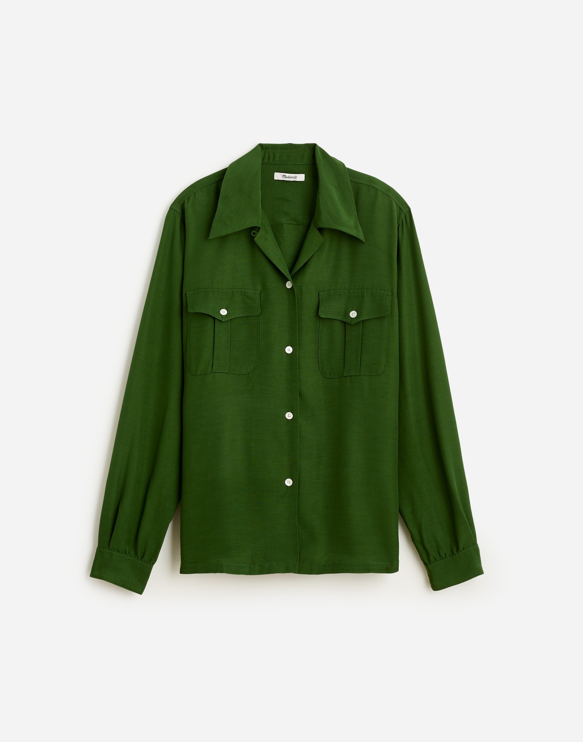 Alexa Chung for Madewell Pleat-Pocket Button-Up Shirt