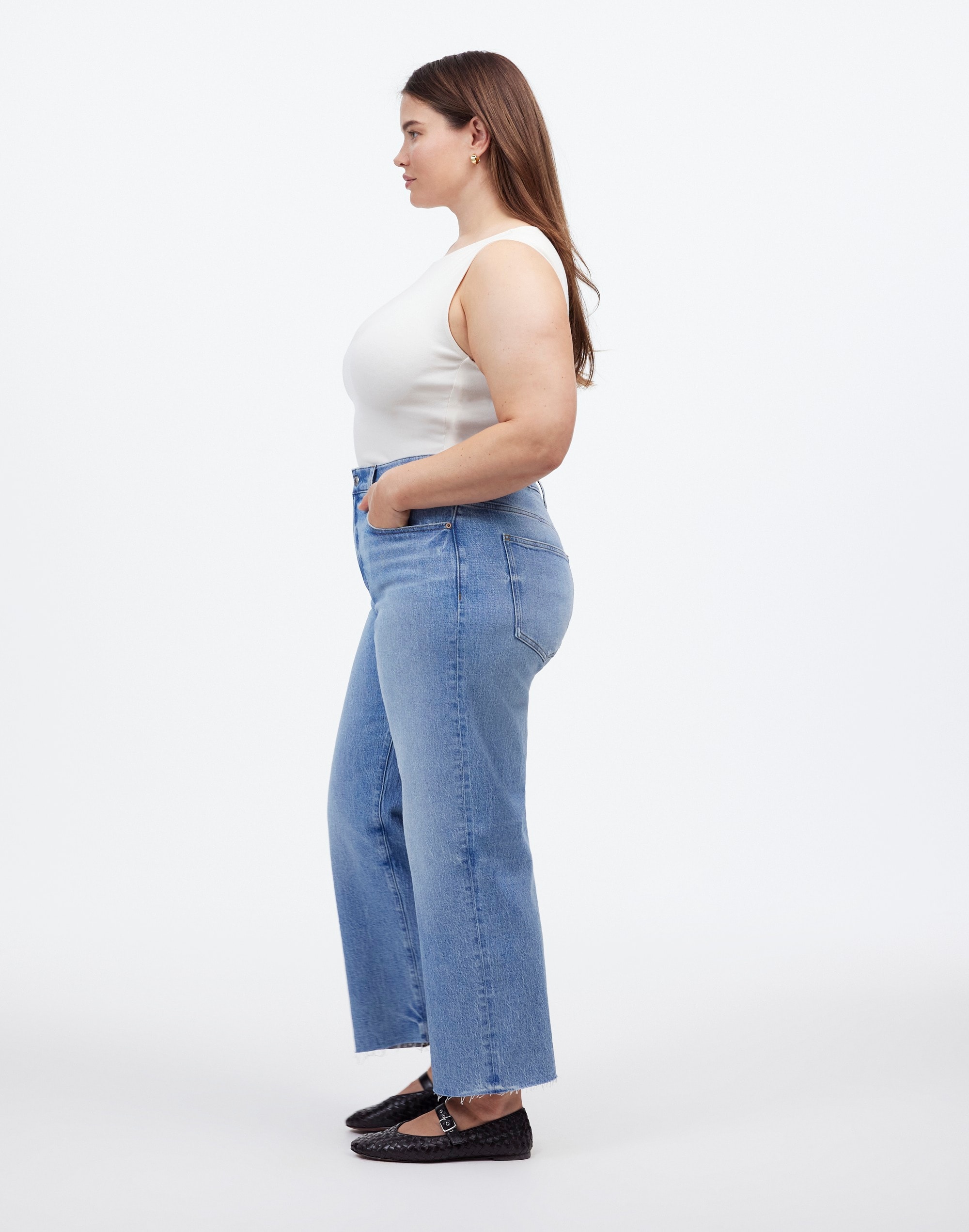 The Plus Perfect Vintage Wide-Leg Crop Jean | Madewell