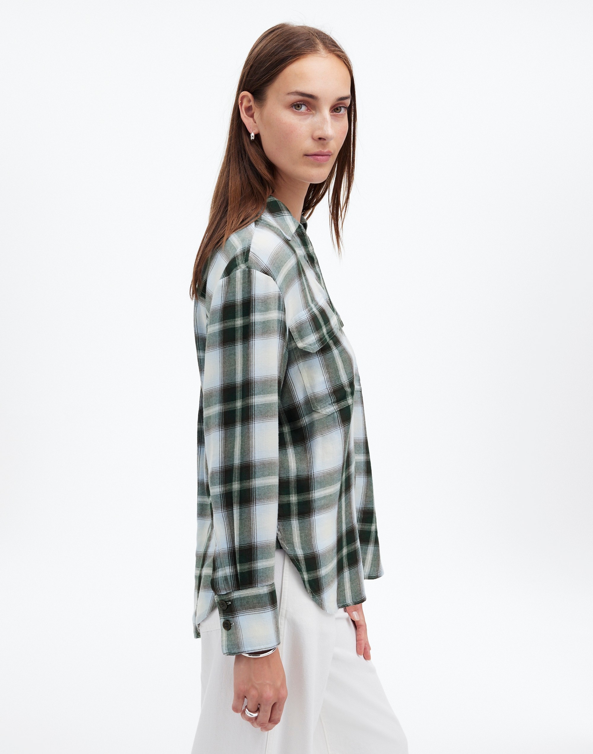 Popover Shirt in Plaid