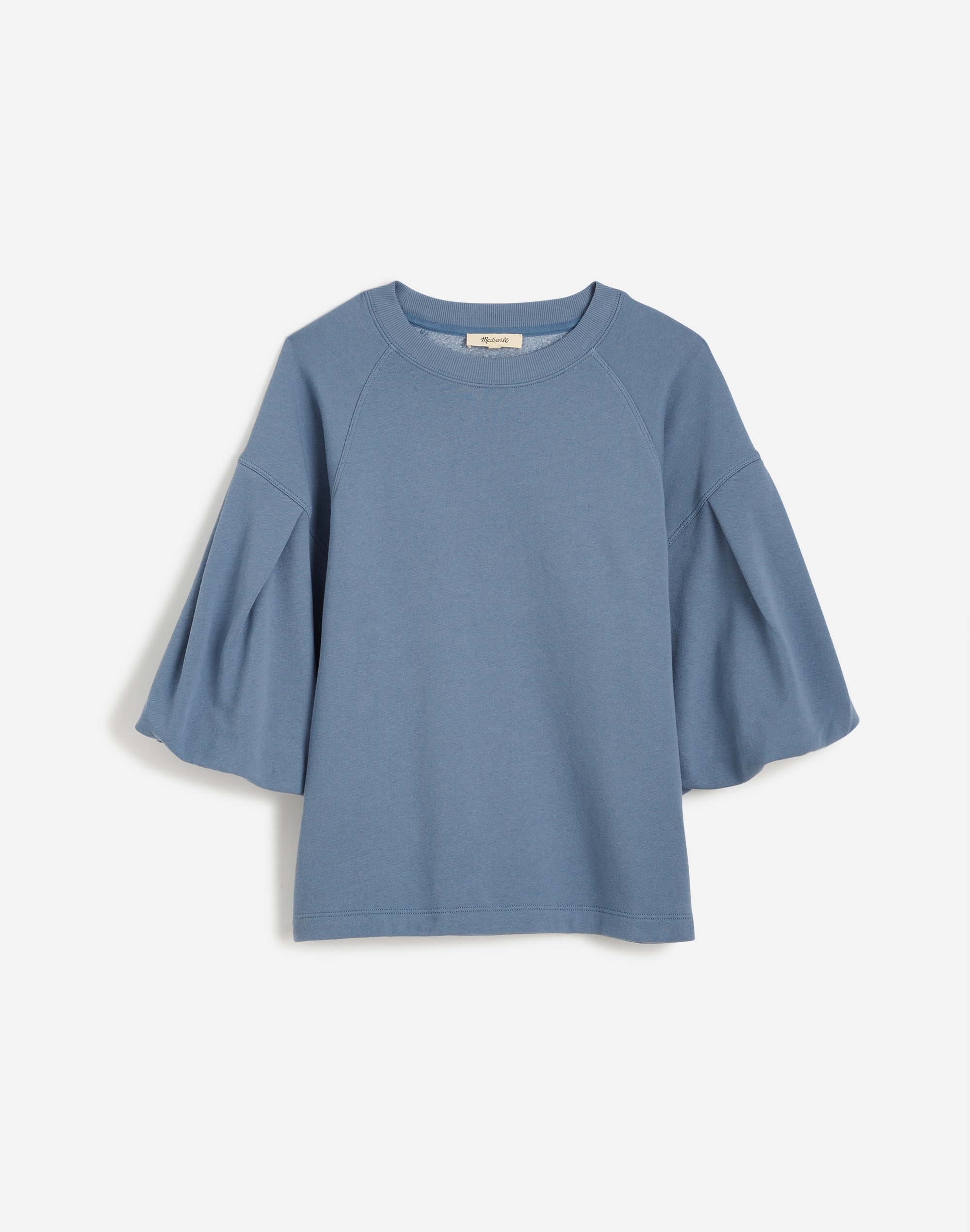 Puff-Sleeve Sweatshirt Tee