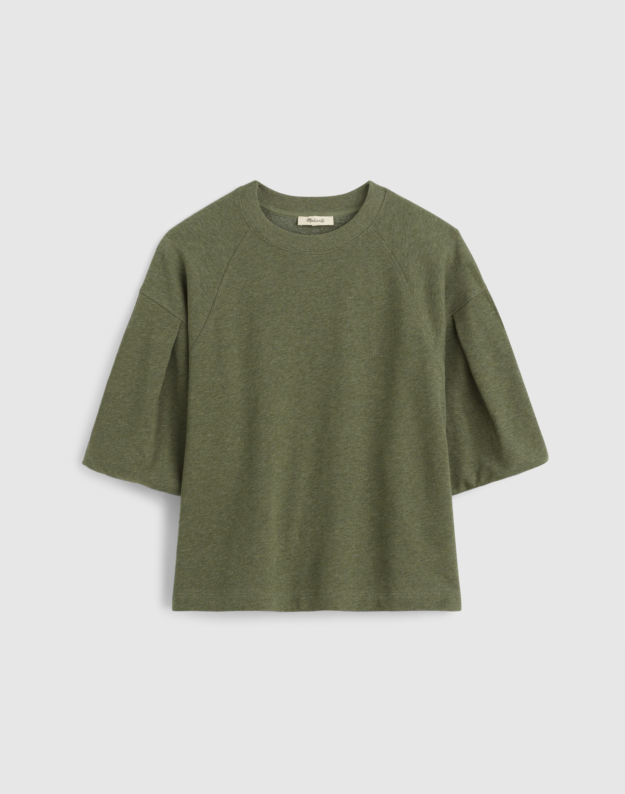 Puff-Sleeve Sweatshirt Tee