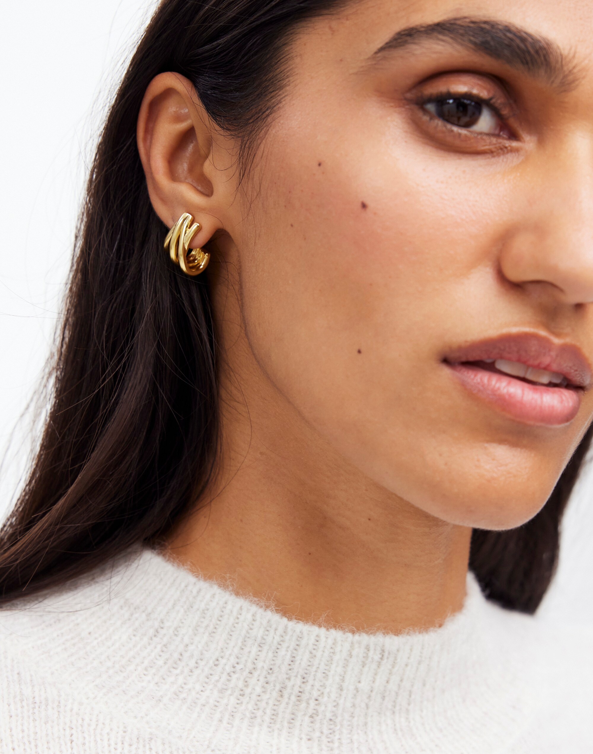 Wraparound Statement Stud Earrings