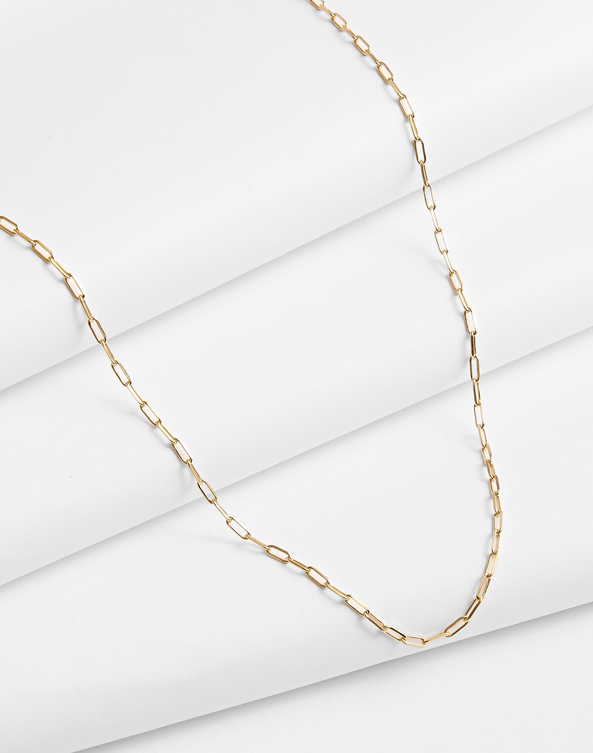 Demi-Fine Paperclip Chain Necklace