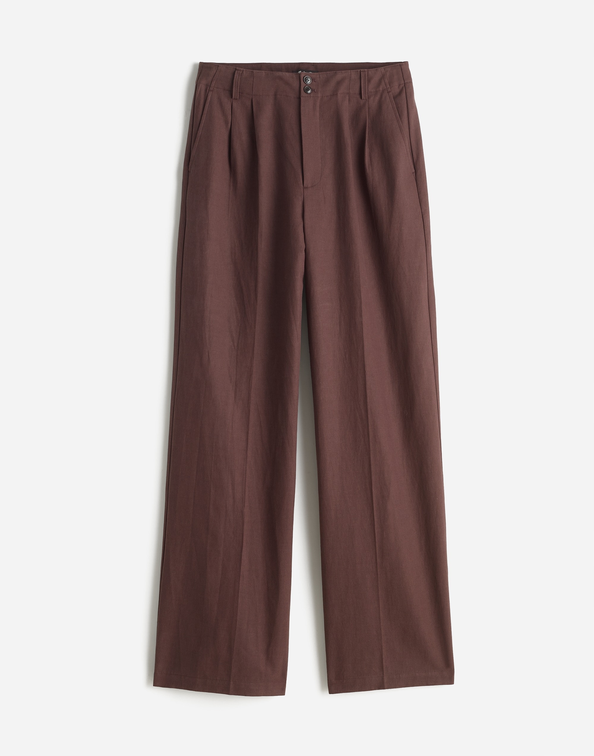 The Harlow Wide-Leg Pant in Drapey Twill