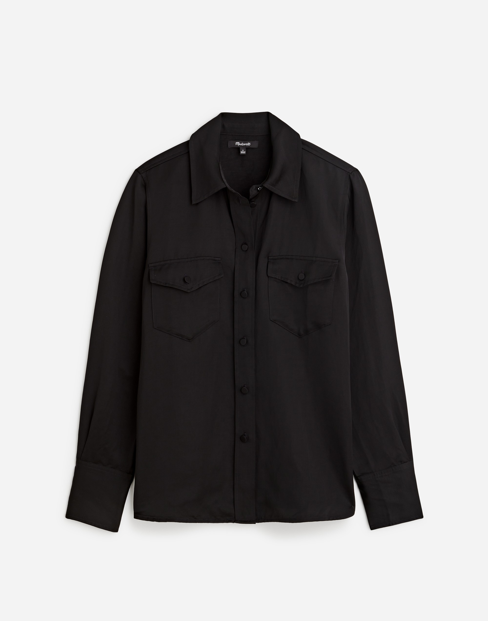 Western Shirt in Linen Blend