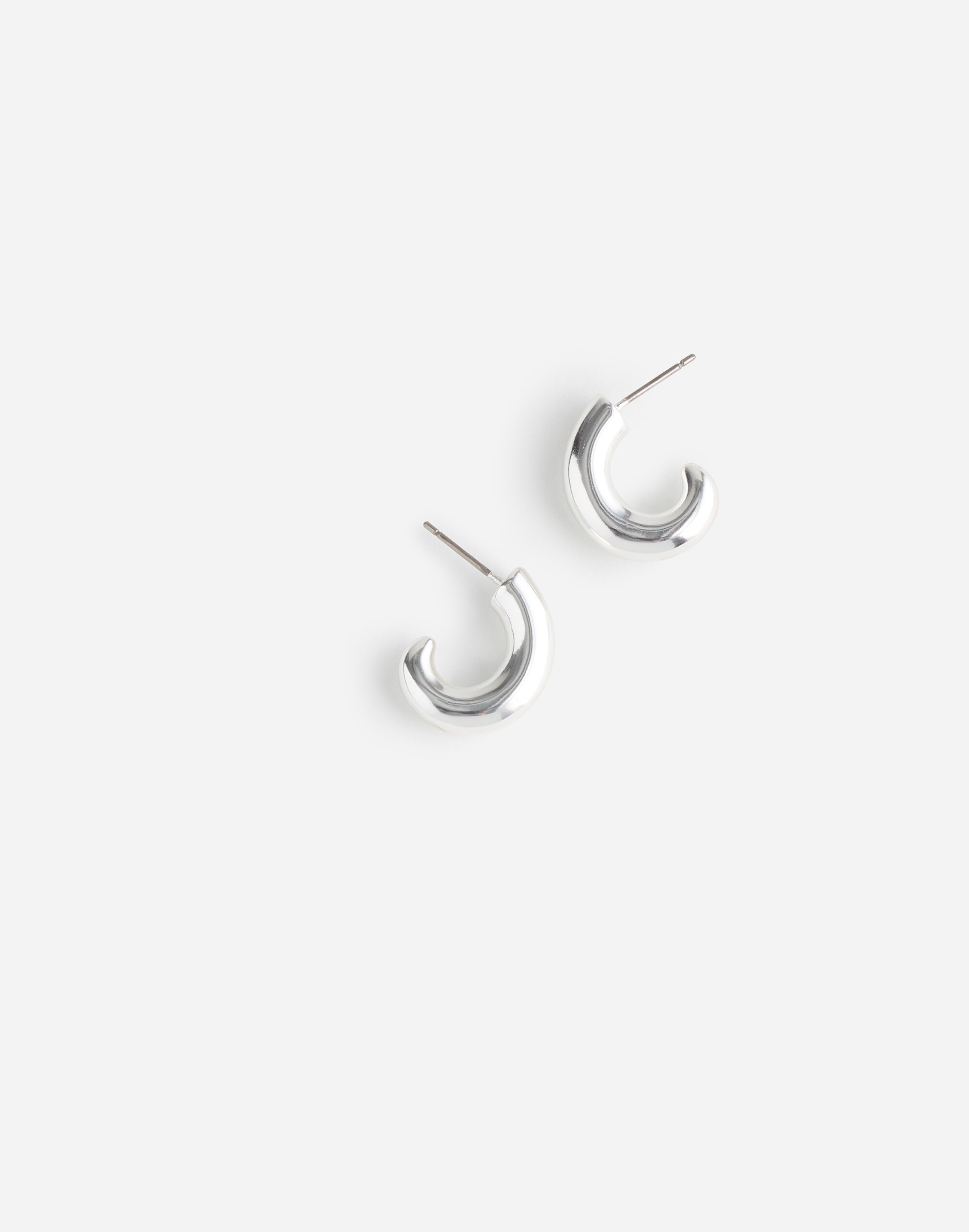Chunky Half Hoop Earrings