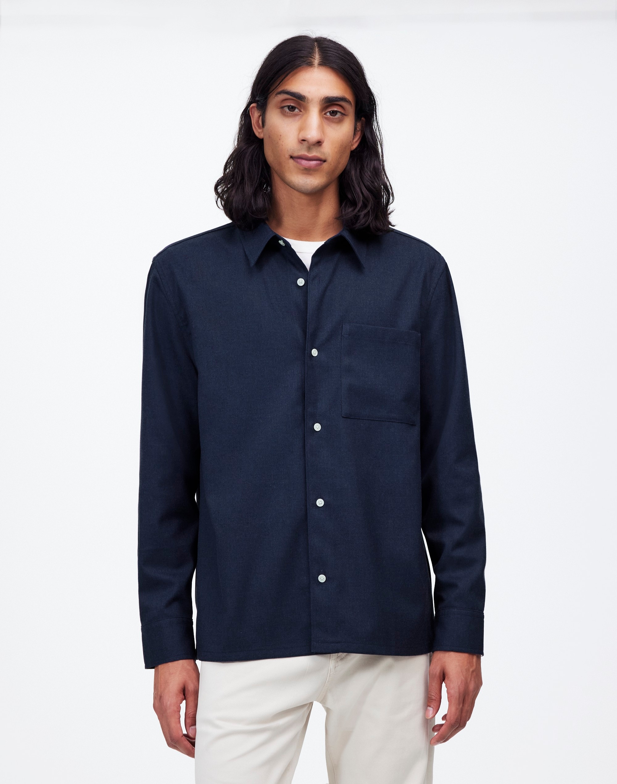 Twill Easy Long-Sleeve Shirt