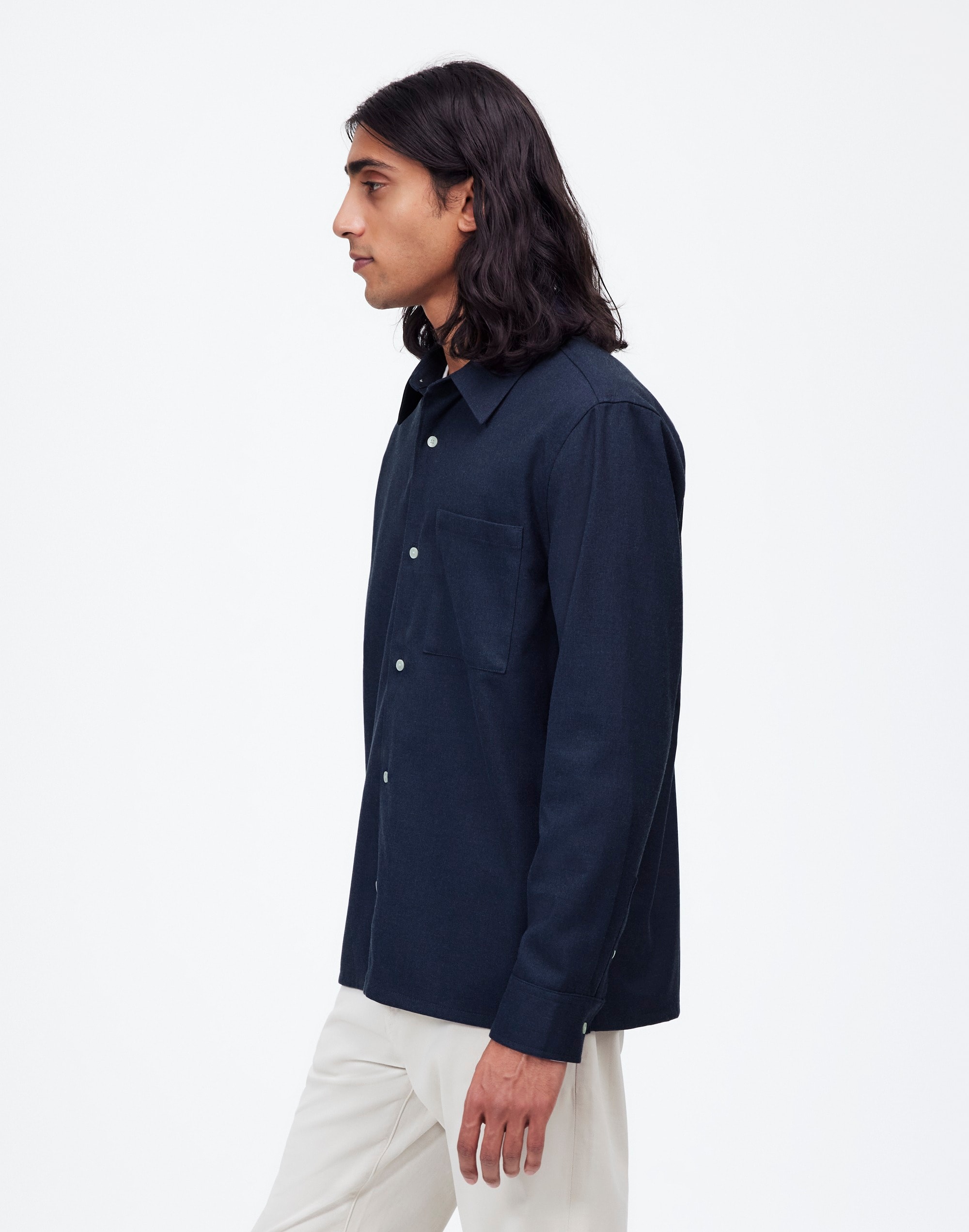 Twill Easy Long-Sleeve Shirt