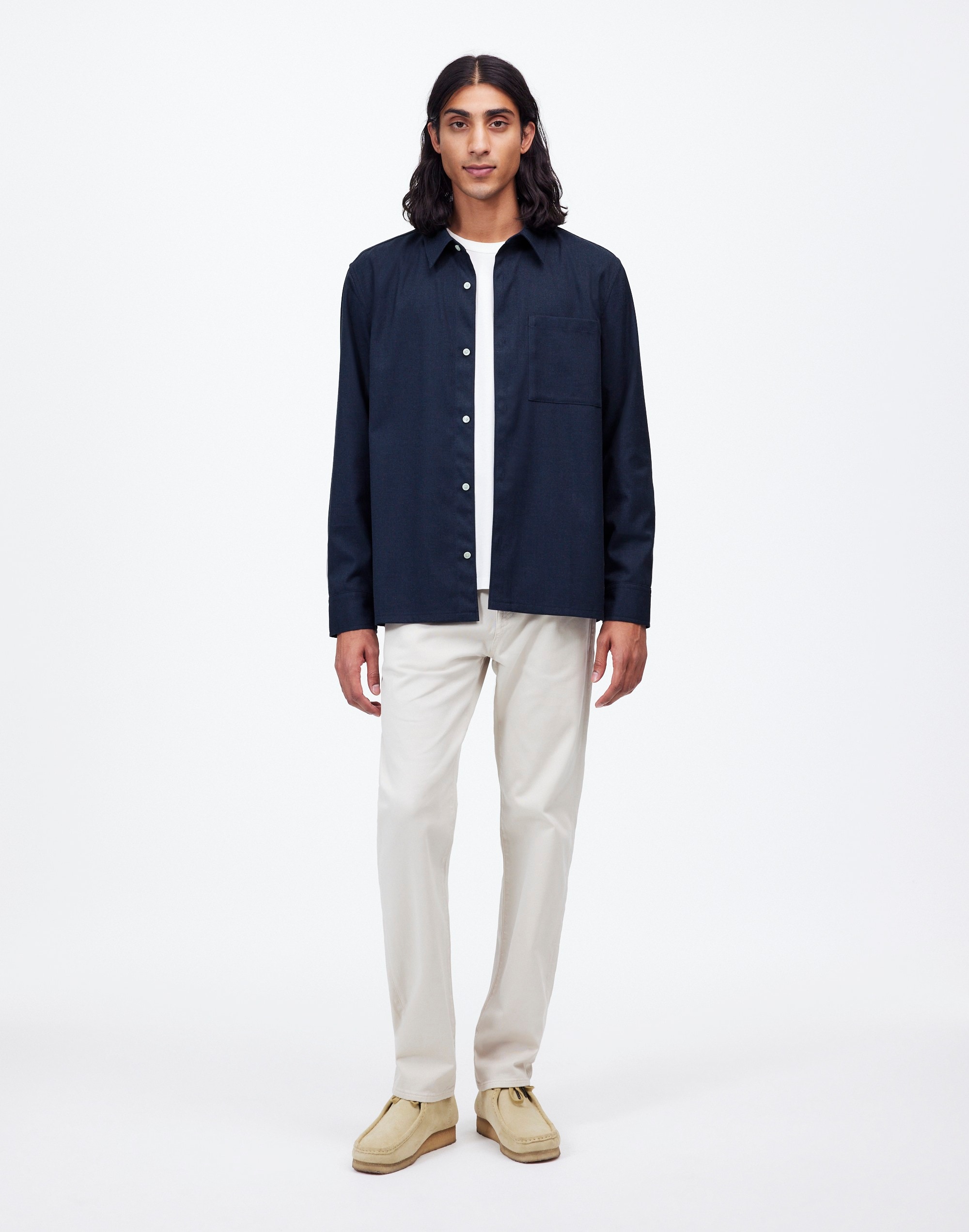 Twill Easy Long-Sleeve Shirt