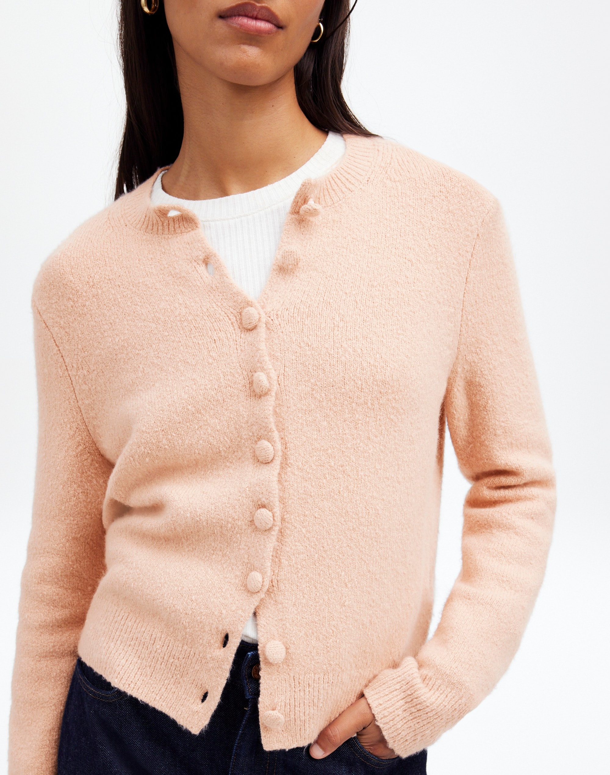 Cotton-Blend Cardigan