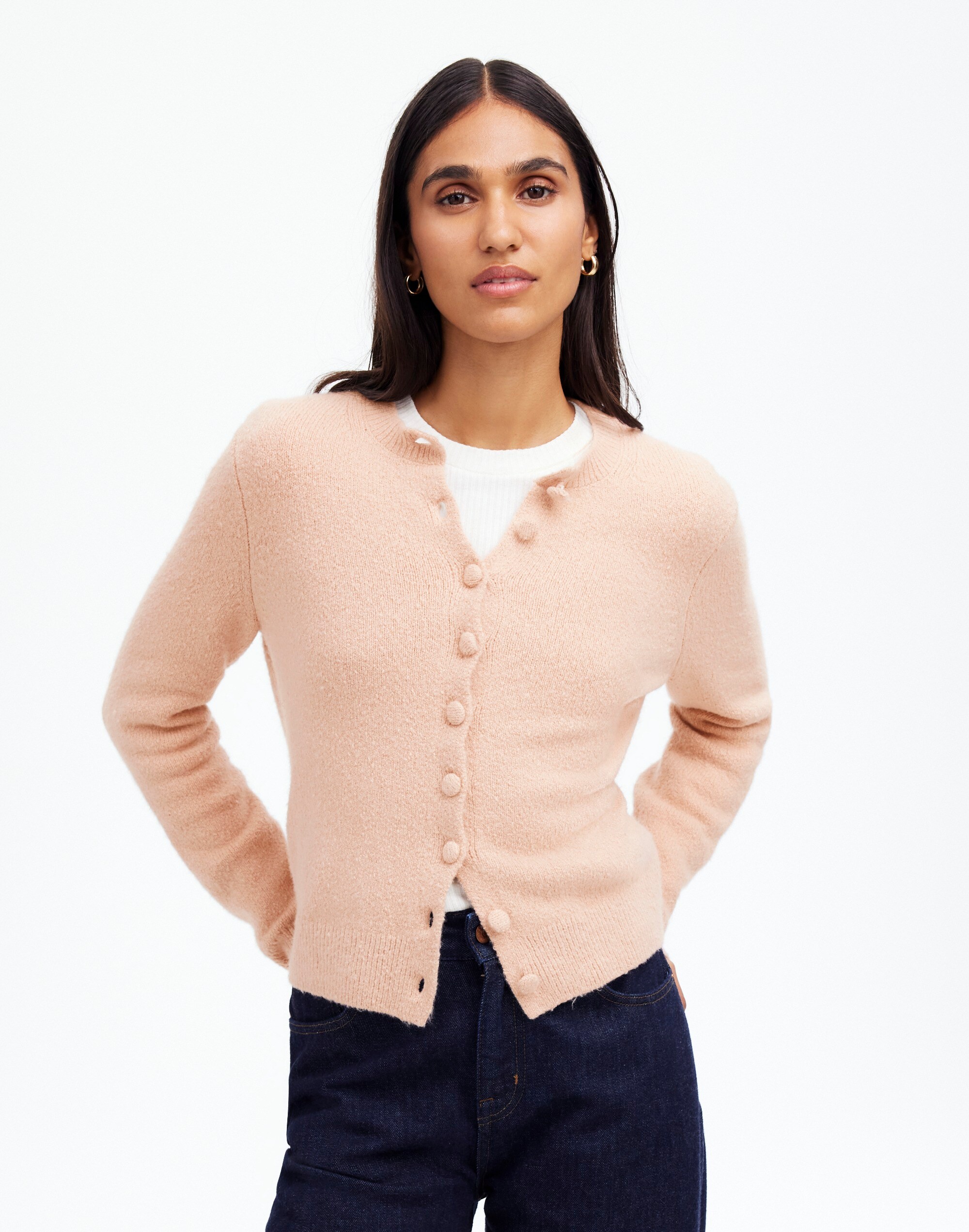 Cotton-Blend Cardigan