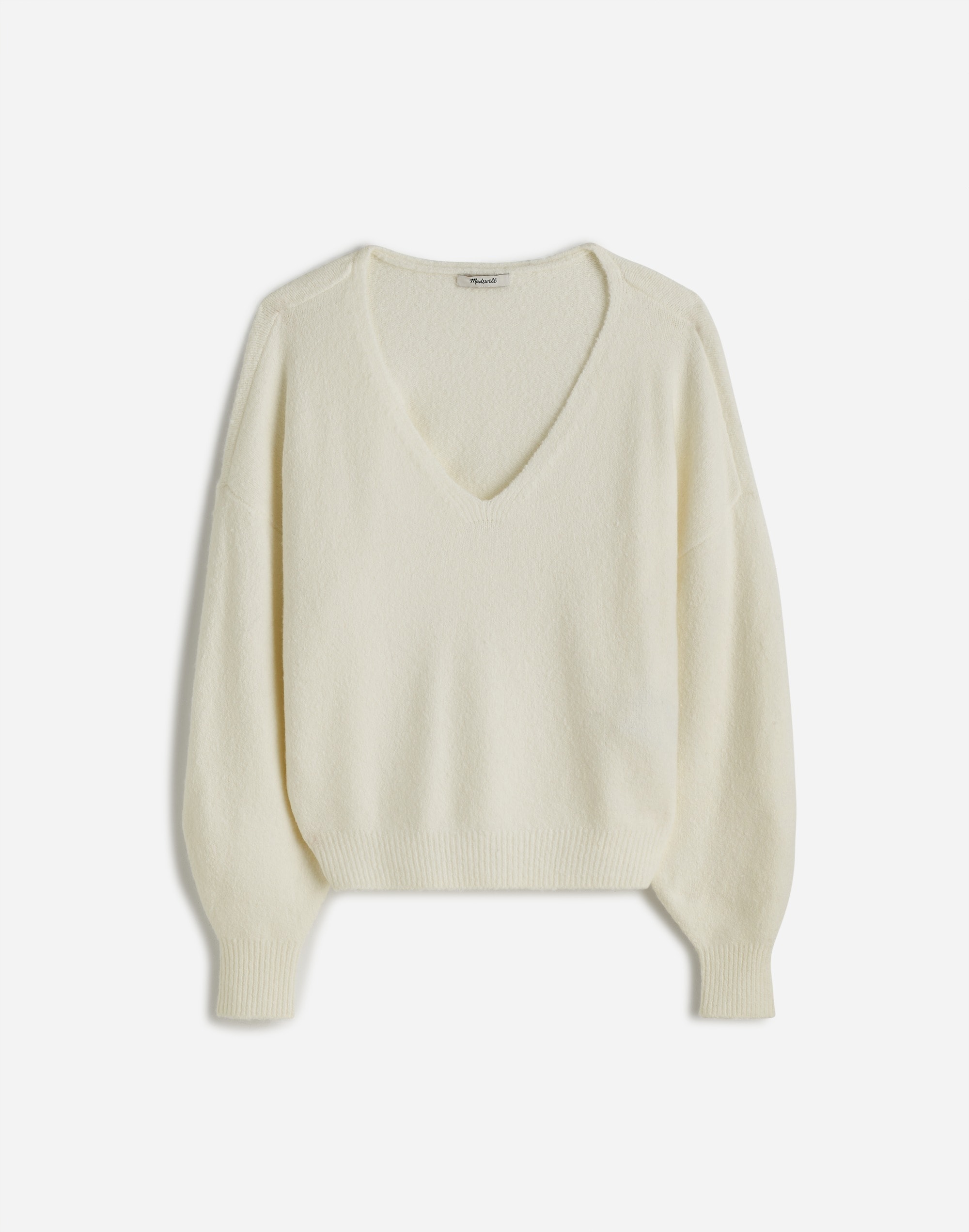 Wedged V-Neck Sweater