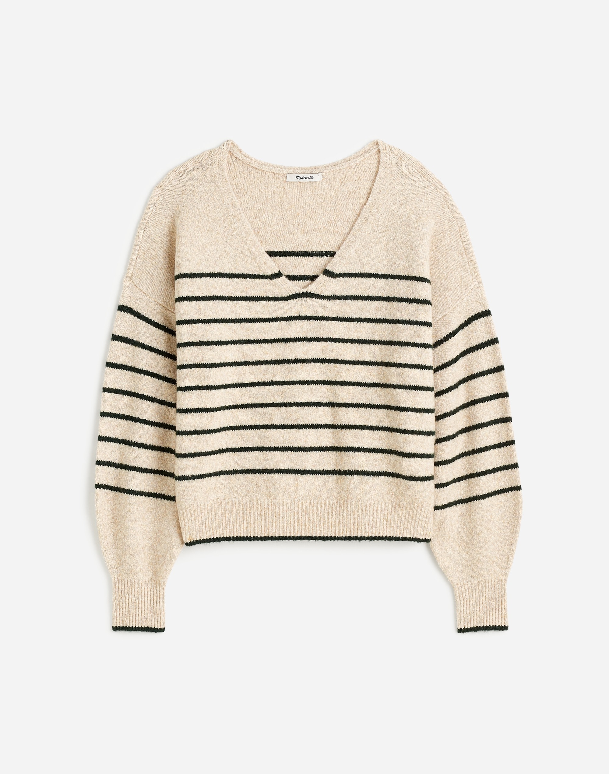 Wedged V-Neck Sweater