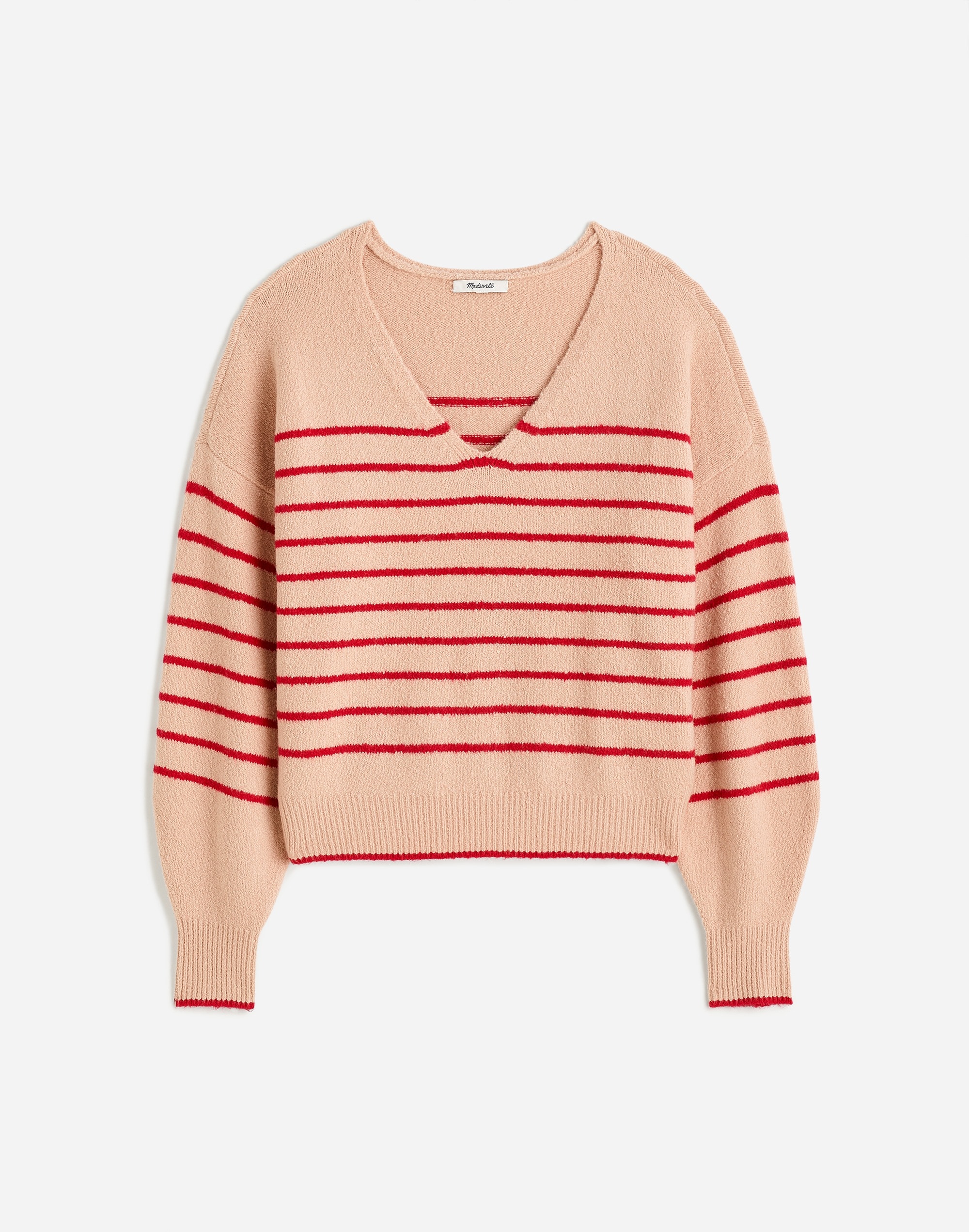 Wedged V-Neck Sweater