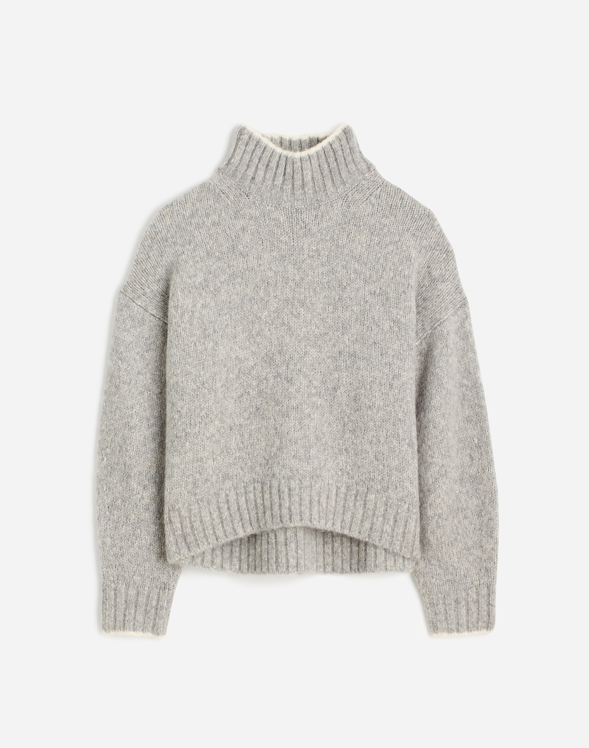 Chunky-Knit Alpaca-Blend Turtleneck